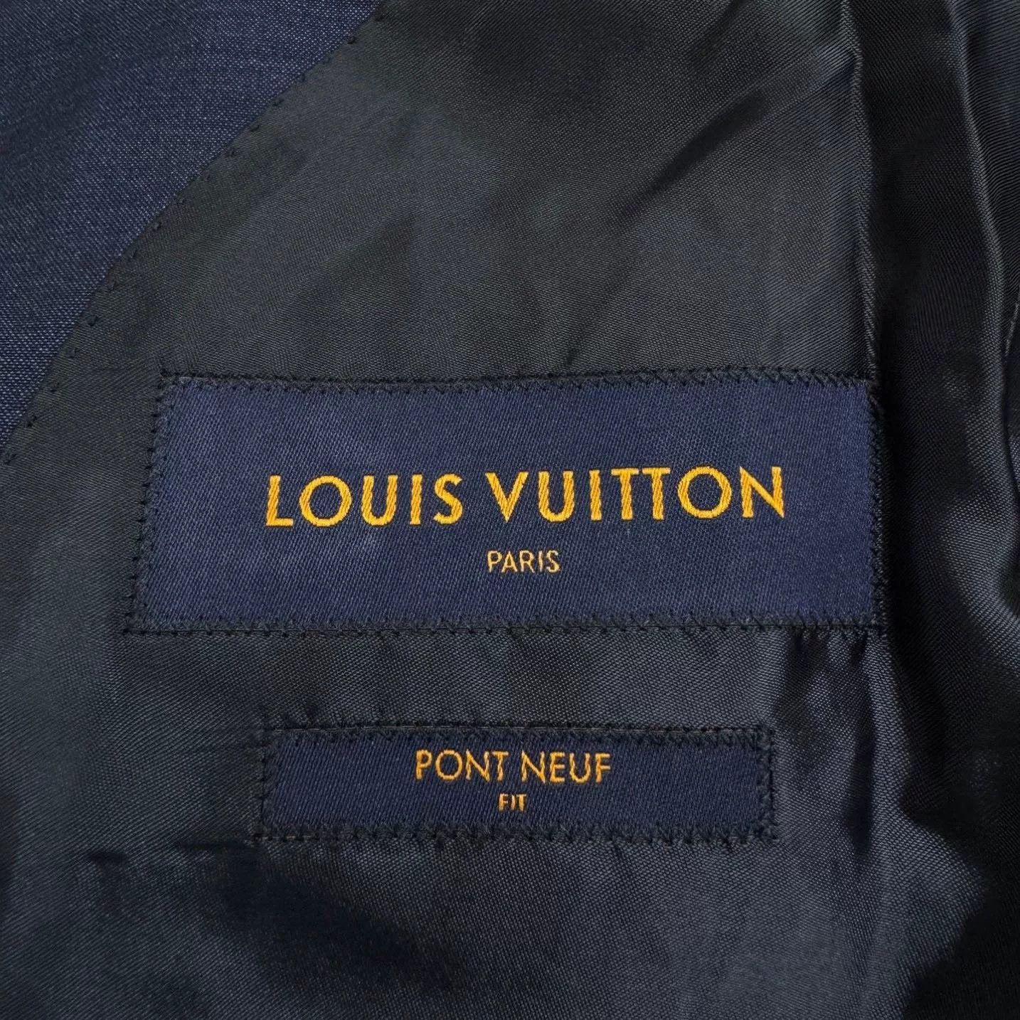 Louis Vuitton louis vuitton blue wool blazer jacket Size US M / EU 48-50 / 2 - 3 Thumbnail