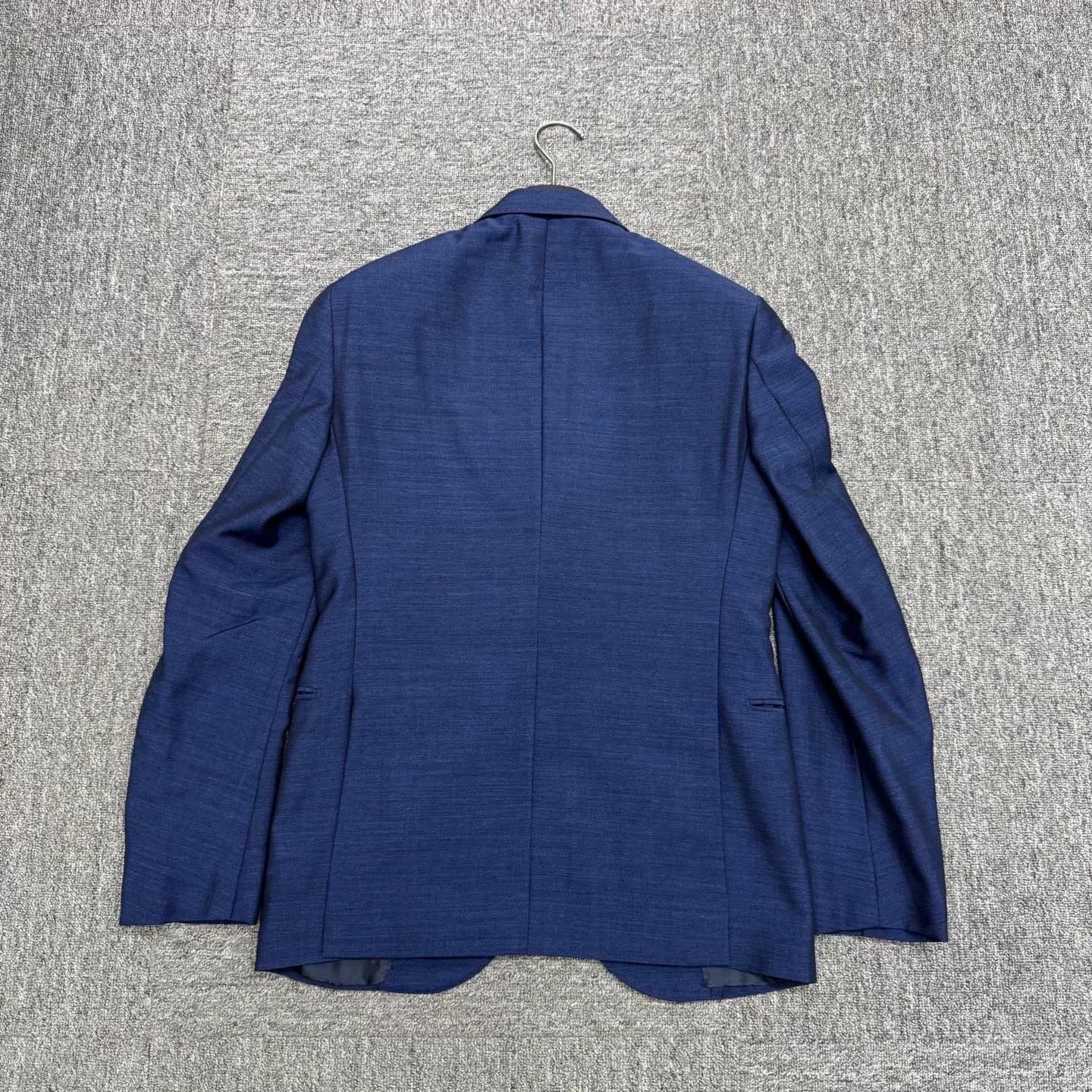 Louis Vuitton louis vuitton blue wool blazer jacket Size US M / EU 48-50 / 2 - 2 Thumbnail