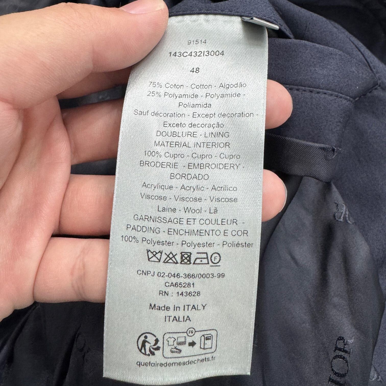 Dior dior cat embroidery pilot jacket Size US L / EU 52-54 / 3 - 5 Thumbnail