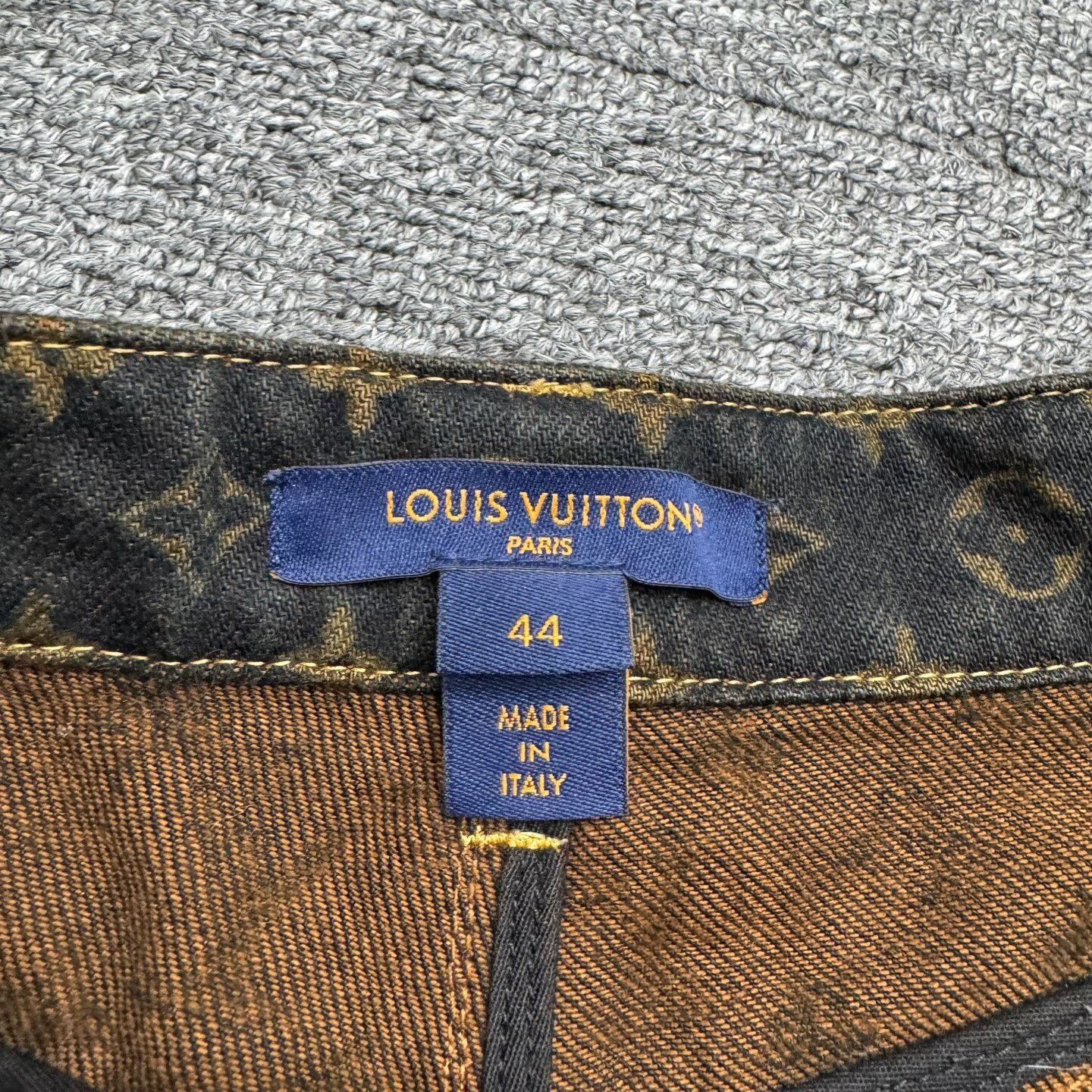 Louis Vuitton louis vuitton brown monogram denim pants Size US 44 / EU 60 - 3 Thumbnail