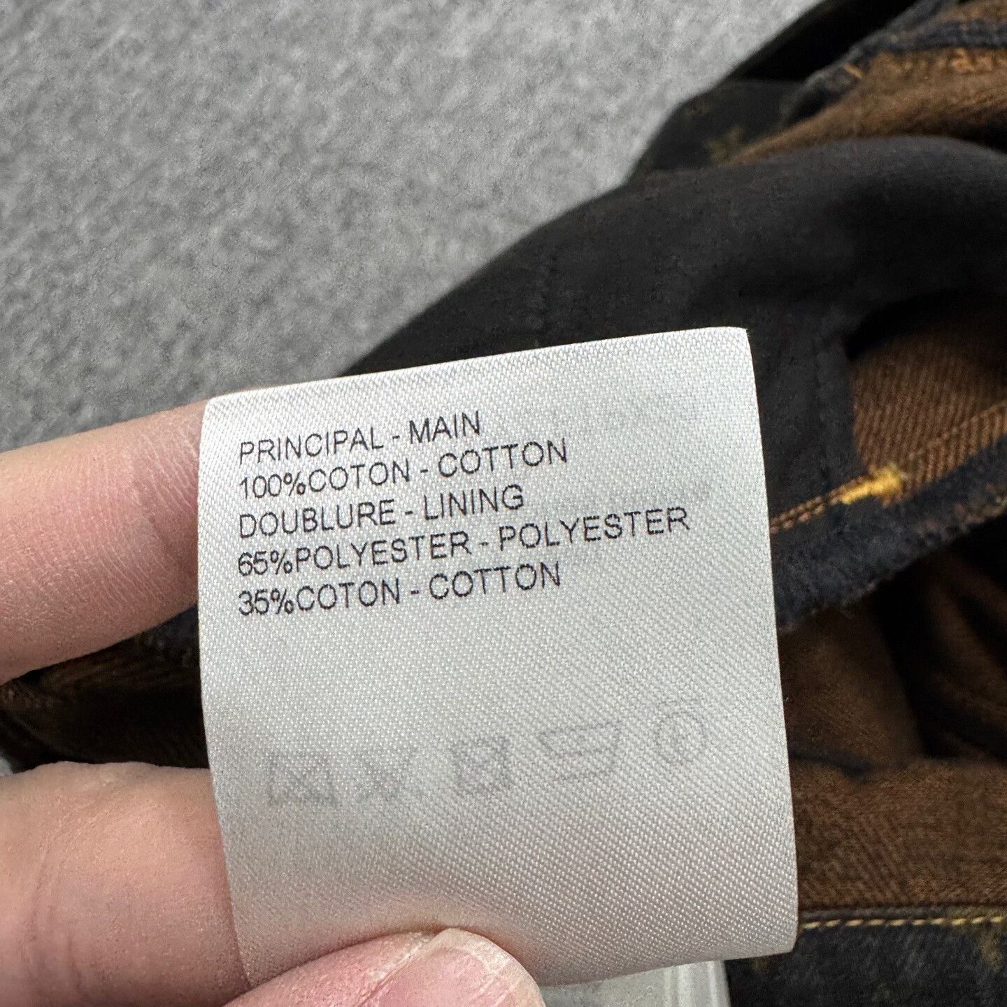 Louis Vuitton louis vuitton brown monogram denim pants Size US 44 / EU 60 - 5 Thumbnail