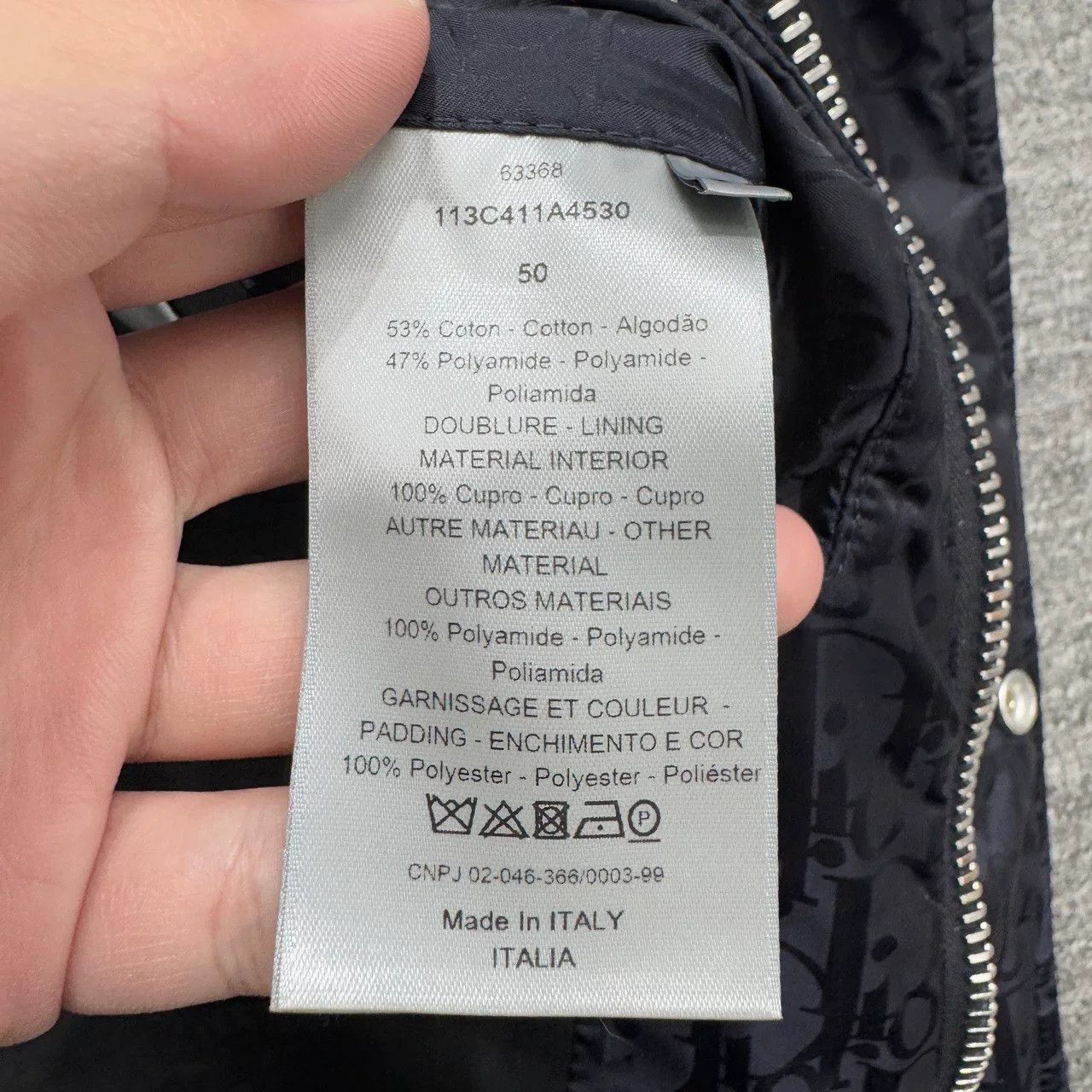 Dior dior printed pocket work jacket size 50 Size US L / EU 52-54 / 3 - 5 Thumbnail