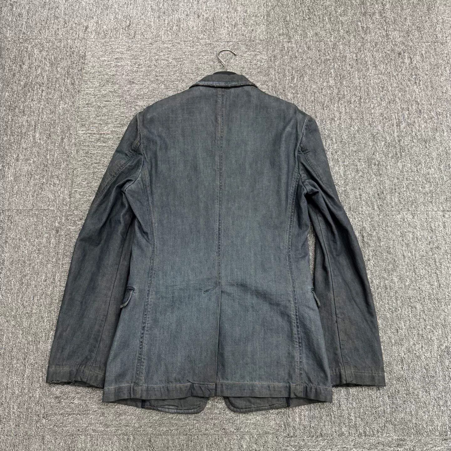 DGK distressed denim blazer jacket size 44 Size US L / EU 52-54 / 3 - 2 Thumbnail