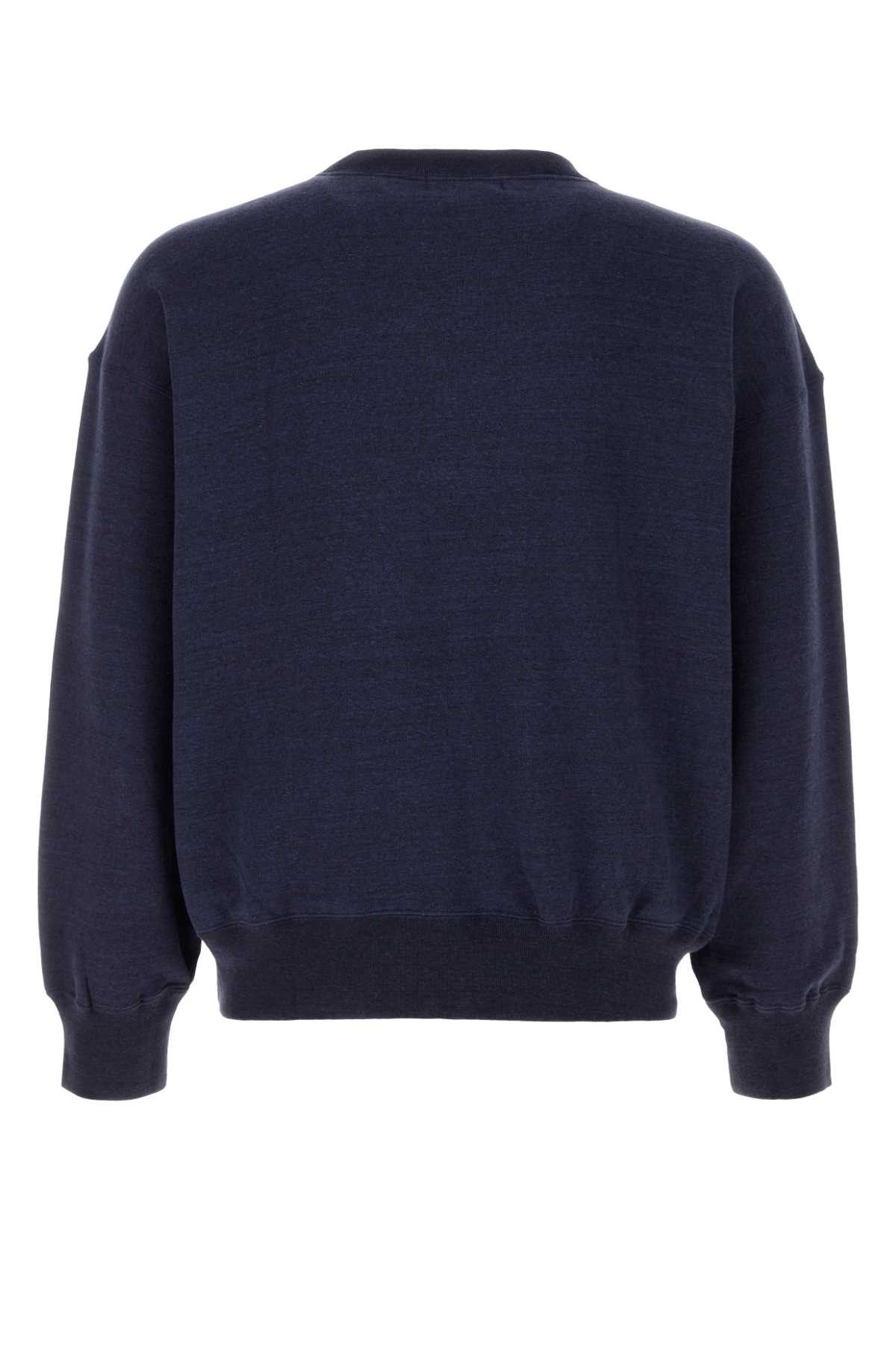 Bape Navy Blue Cotton Oversize Sweatshirt Size US L / EU 52-54 / 3 - 2 Thumbnail