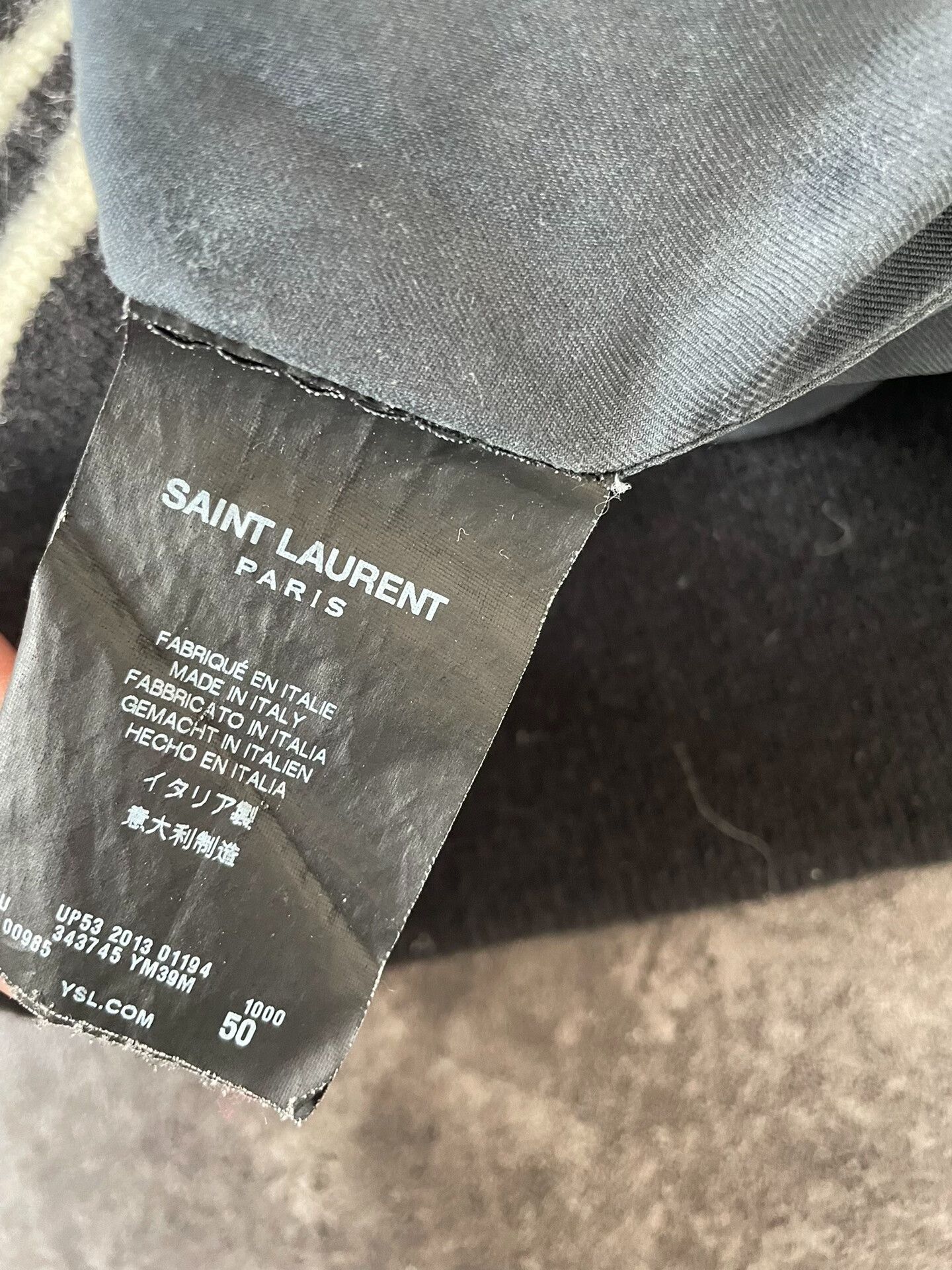Saint Laurent Paris saint laurent black baseball jacket with lambskin Size US M / EU 48-50 / 2 - 6 Thumbnail
