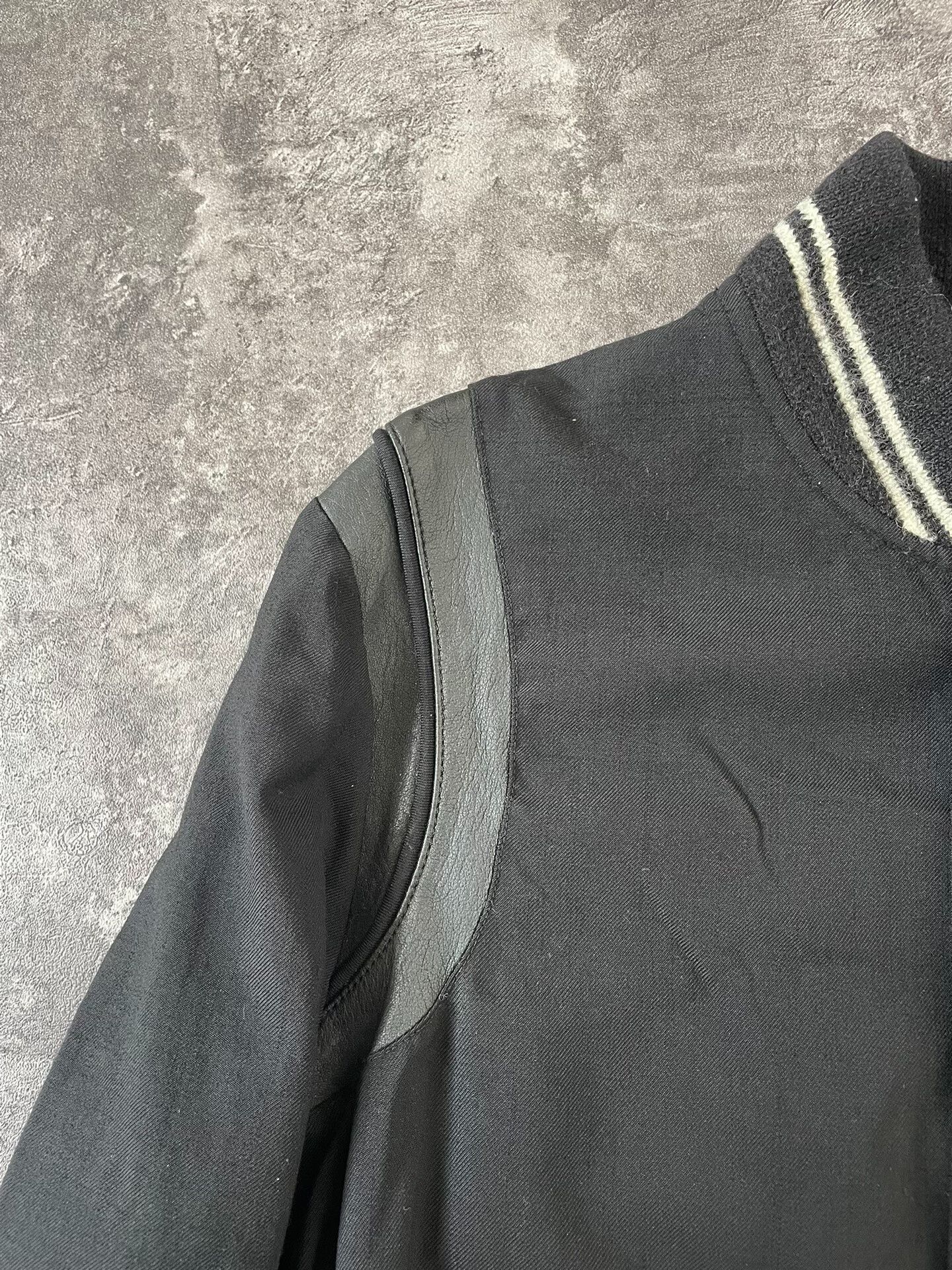 Saint Laurent Paris saint laurent black baseball jacket with lambskin Size US M / EU 48-50 / 2 - 4 Thumbnail