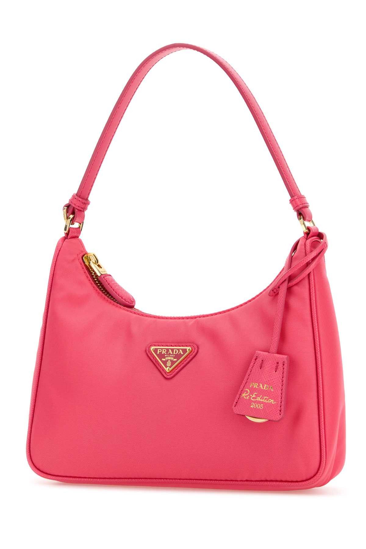 Prada Fluo Pink Re-Nylon Prada Re-Edition 2005 Shoulder Bag Size ONE SIZE - 2 Thumbnail