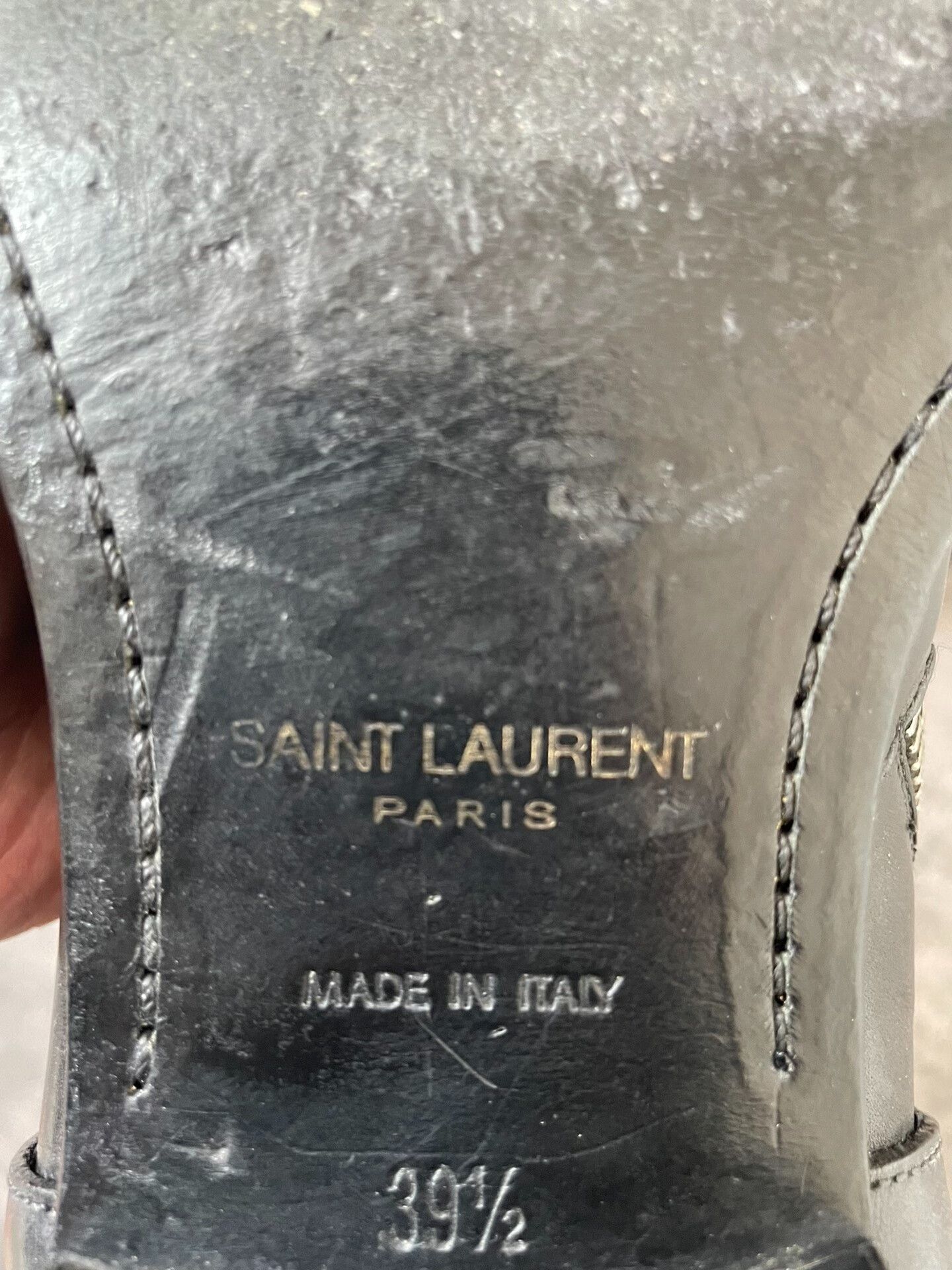 Saint Laurent Paris saint laurent chain detail chelsea boots Size US 6.5 / EU 39-40 - 5 Thumbnail