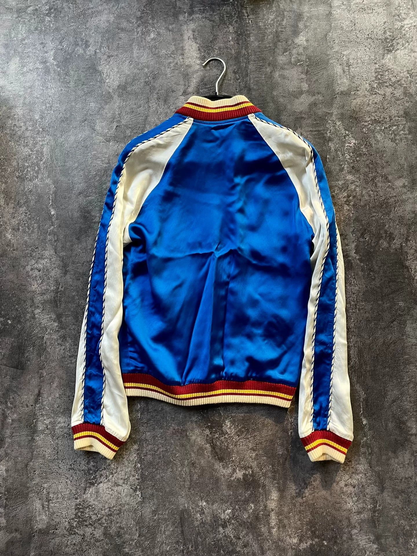 Saint Laurent Paris saint laurent blue and white silk jacket Size US M / EU 48-50 / 2 - 2 Thumbnail