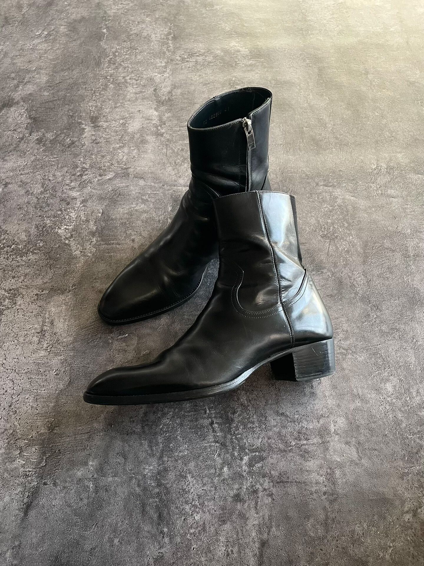 Saint Laurent Paris Saint Laurent black zip ankle boots size 41 Size US 8.5 / EU 41-42 - 3 Thumbnail