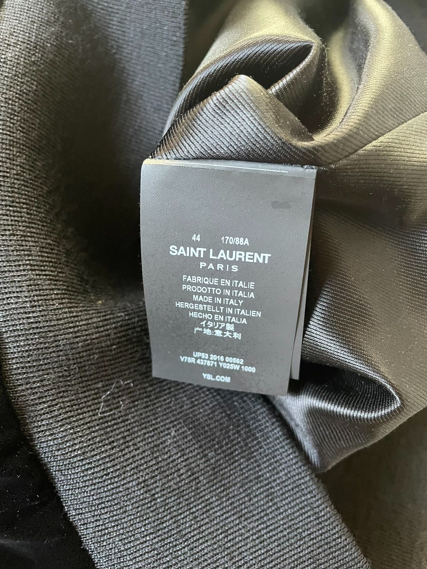 Saint Laurent Paris black velvet Saint Laurent palace jacket Size US XXS / EU 40 - 6 Thumbnail