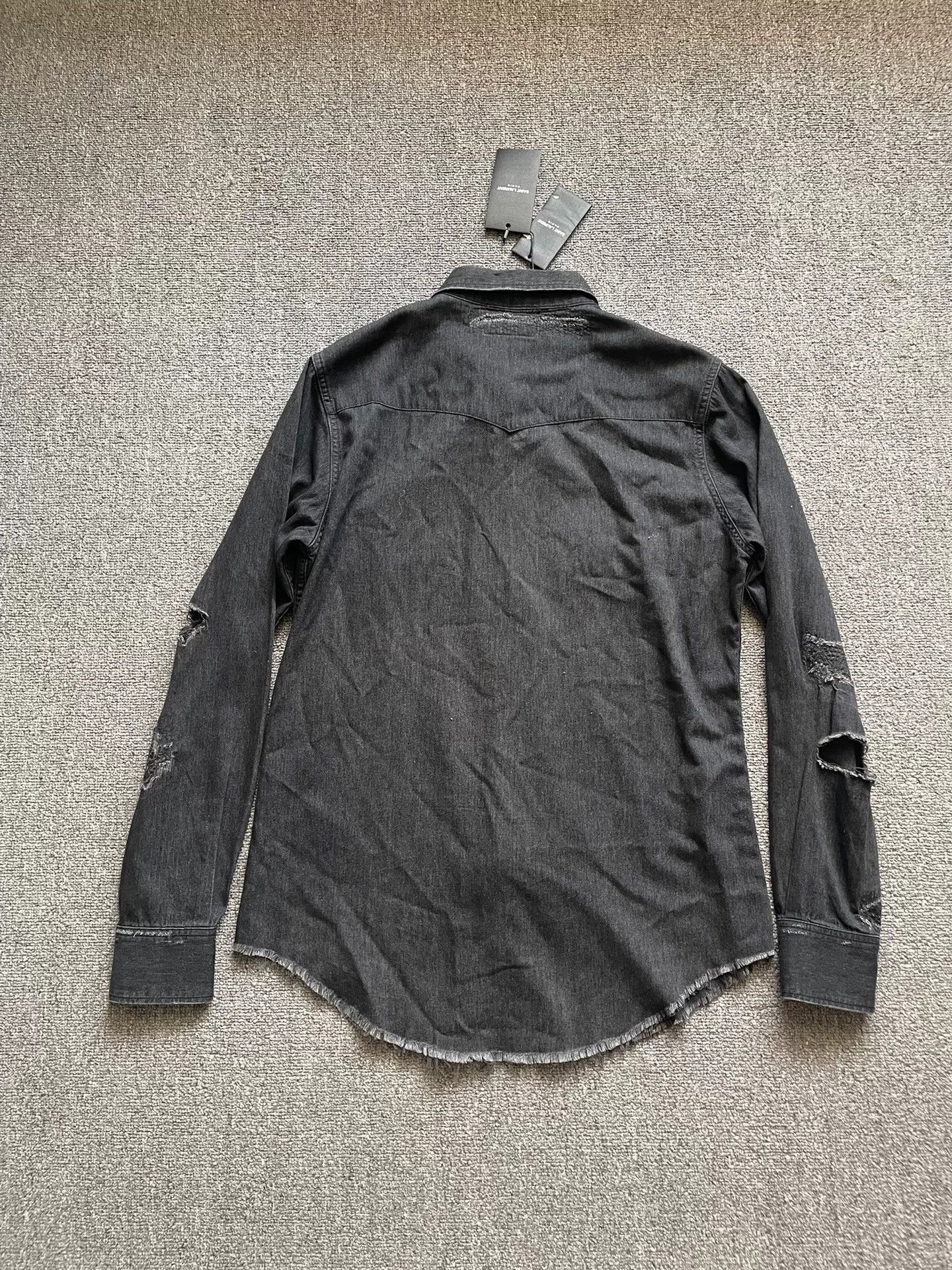 Saint Laurent Paris Saint Laurent Spring Summer Cat Eye Shirt Size US M / EU 48-50 / 2 - 2 Thumbnail