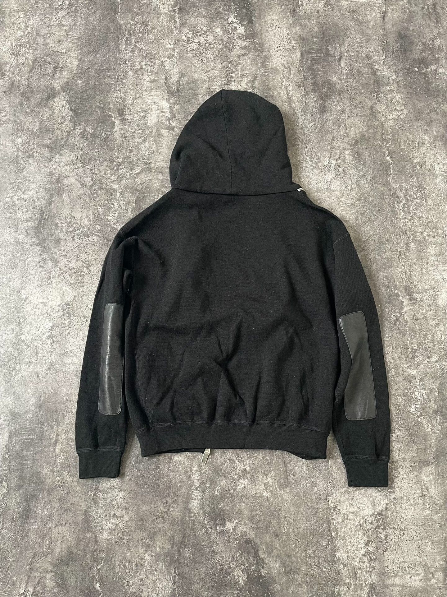 Saint Laurent Paris Saint Laurent Black Hooded Cardigan with Zippers Size US S / EU 44-46 / 1 - 8 Thumbnail