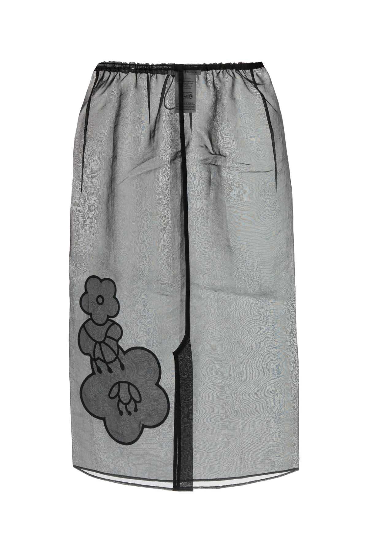 Cecilie Bahnsen Black Organza Bambi Skirt Size 26" / US 2 / IT 38 - 2 Thumbnail