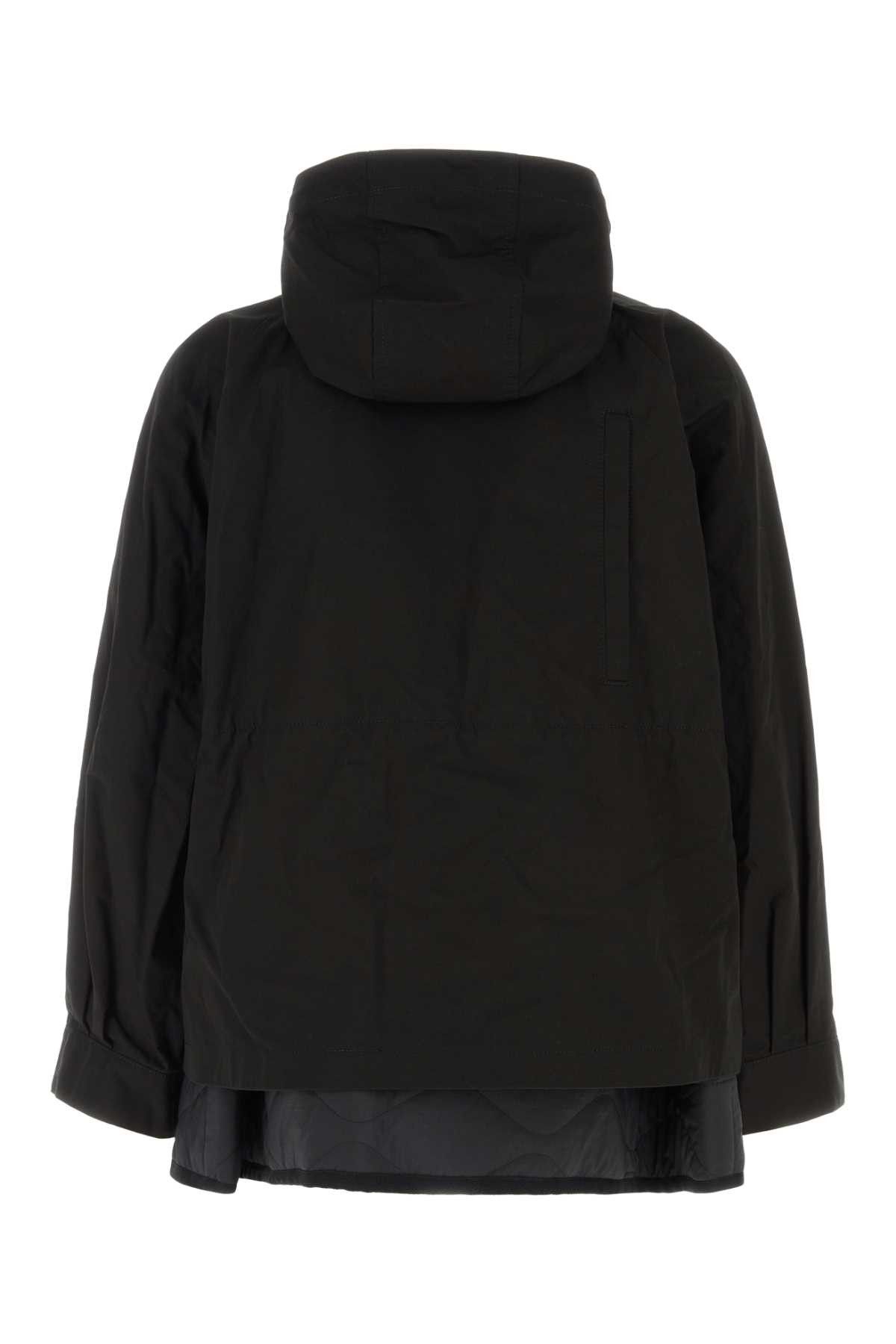 Sacai Black Cotton Blend Jacket Size US M / EU 48-50 / 2 - 2 Thumbnail
