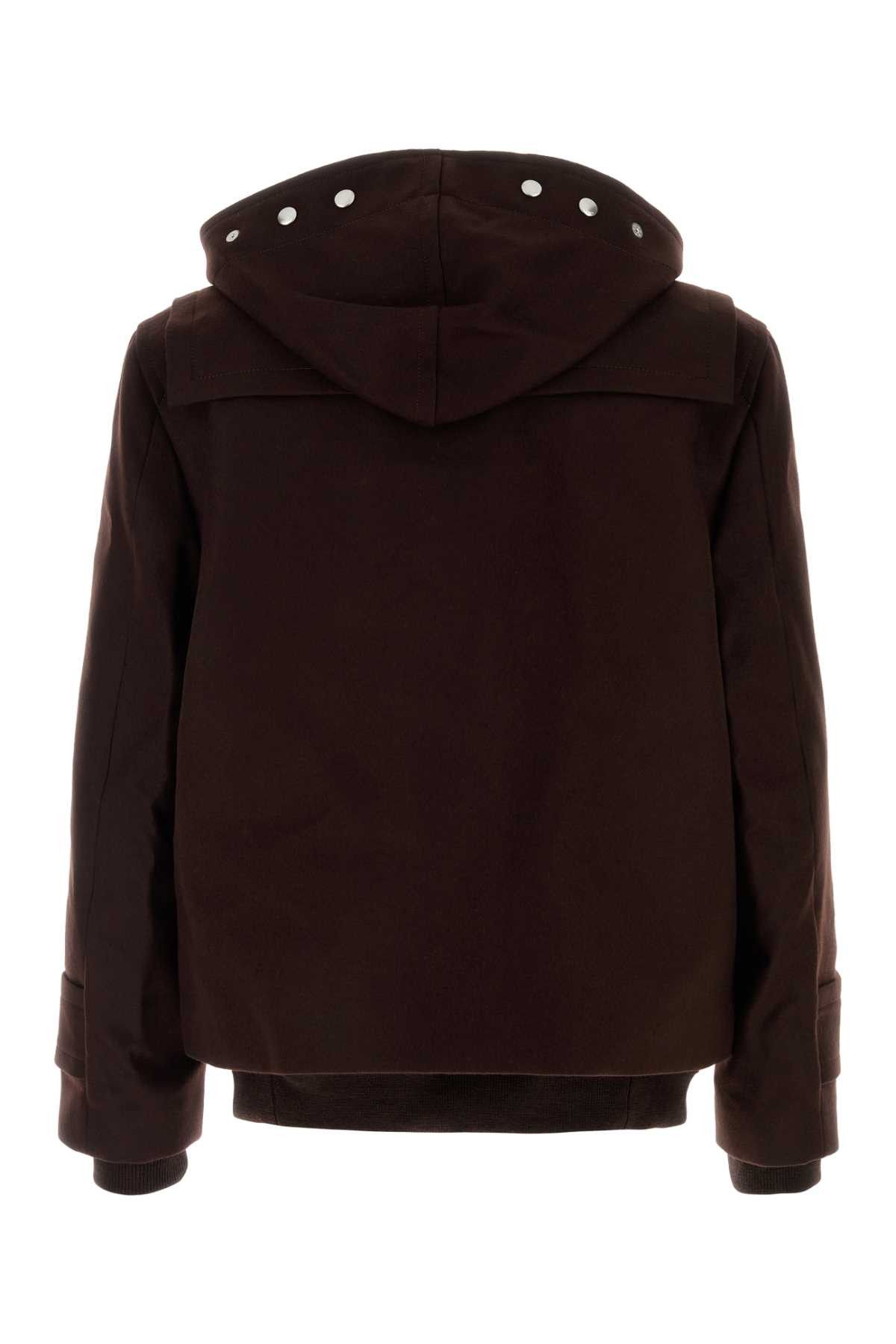 Sacai Brown Wool Montgomery Size US M / EU 48-50 / 2 - 2 Thumbnail