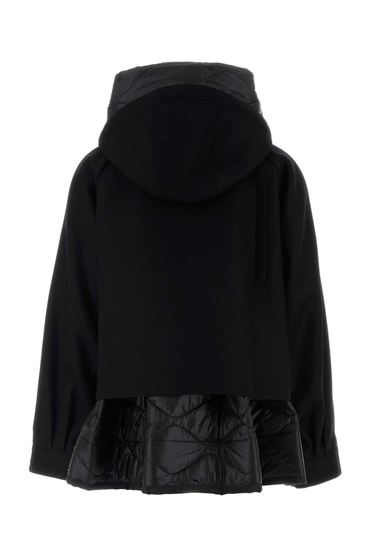 Sacai Black Nylon Jacket Size M / US 6-8 / IT 42-44 - 2 Thumbnail