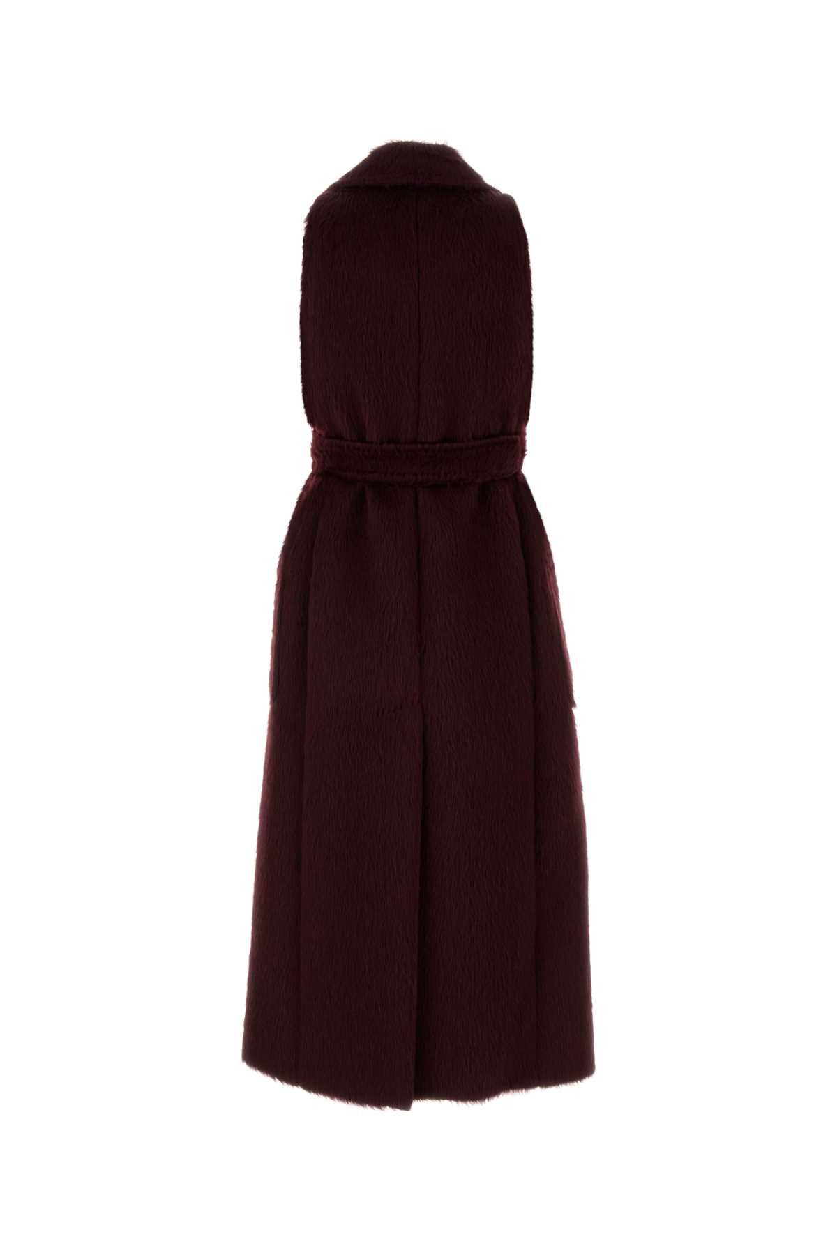 Max Mara Burgundy Eco Fut Abbozzi1234 Vest Size XS / US 0-2 / IT 36-38 - 2 Thumbnail