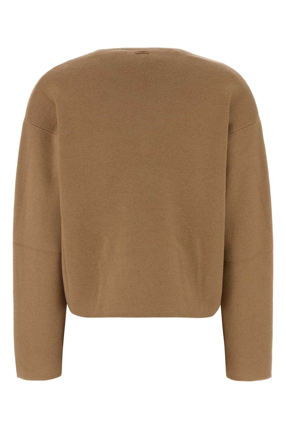 Max Mara Camel Wool Blend Zibello Sweater Size XS / US 0-2 / IT 36-38 - 2 Thumbnail