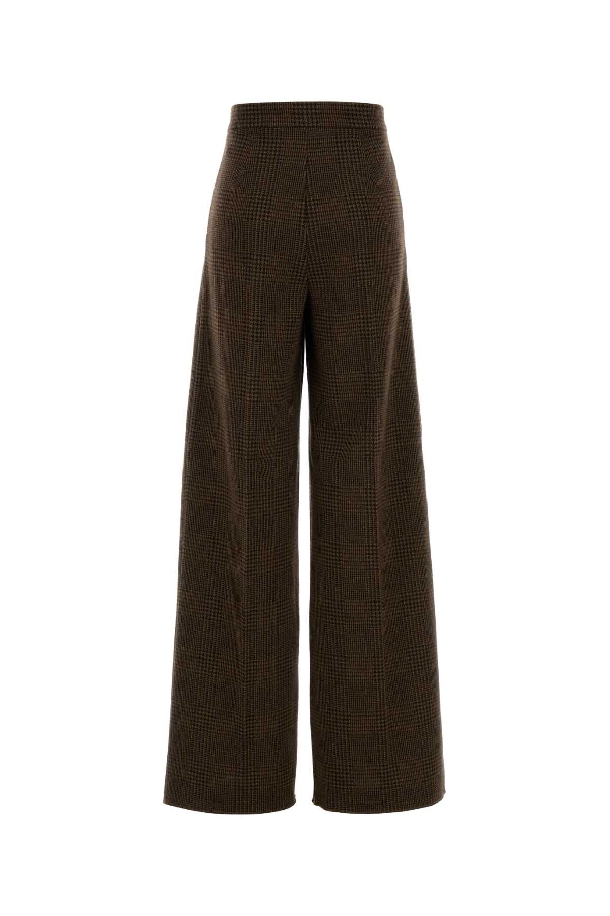 Max Mara Embroidered Cotton Blend Ponza Wide-Leg Pant Size 30" / US 8 / IT 44 - 2 Thumbnail