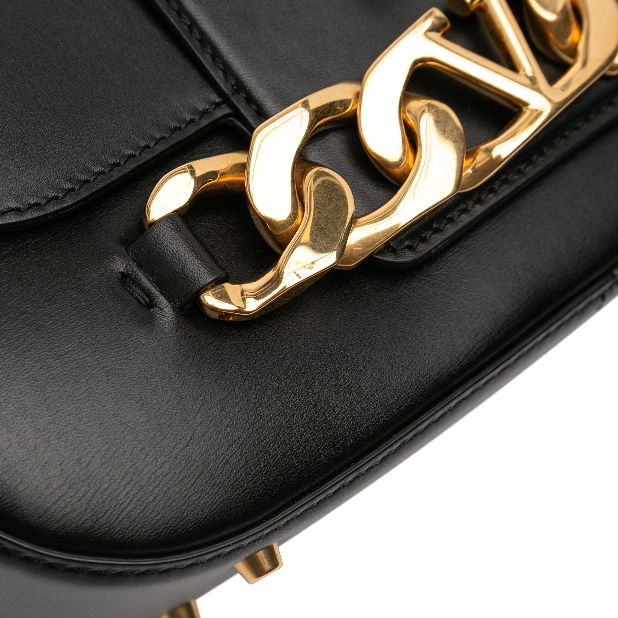 Valentino Valentino Medium Leather Vlogo Chain Shoulder Bag Size ONE SIZE - 7 Thumbnail