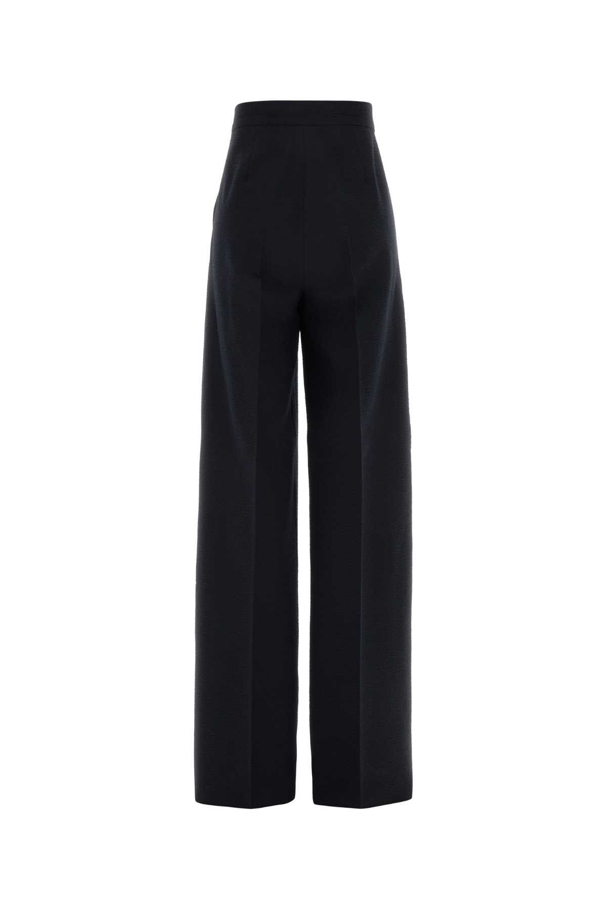 Max Mara Black Wool Blend Secolo Pant Size 26" / US 2 / IT 38 - 2 Thumbnail
