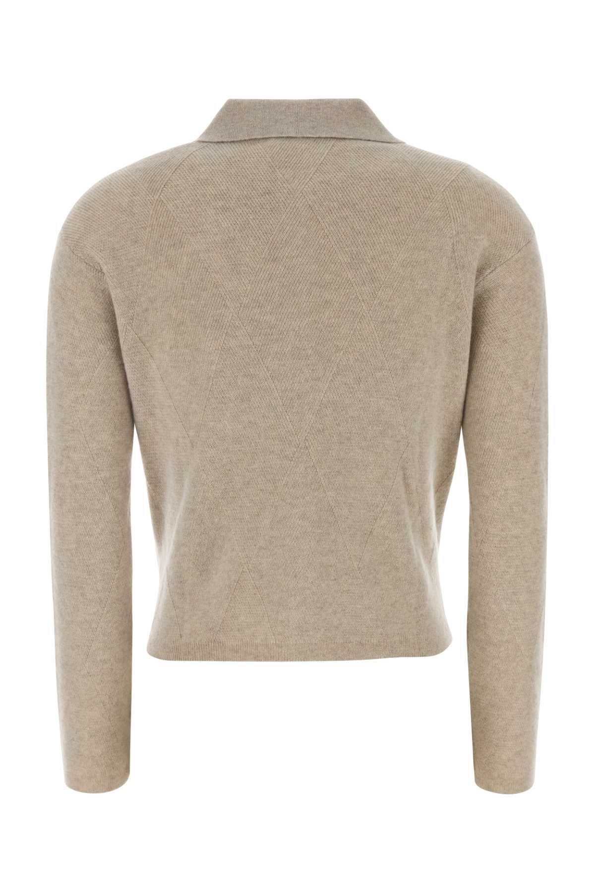 Max Mara Sand Cashmere Cardigan Size M / US 6-8 / IT 42-44 - 2 Thumbnail