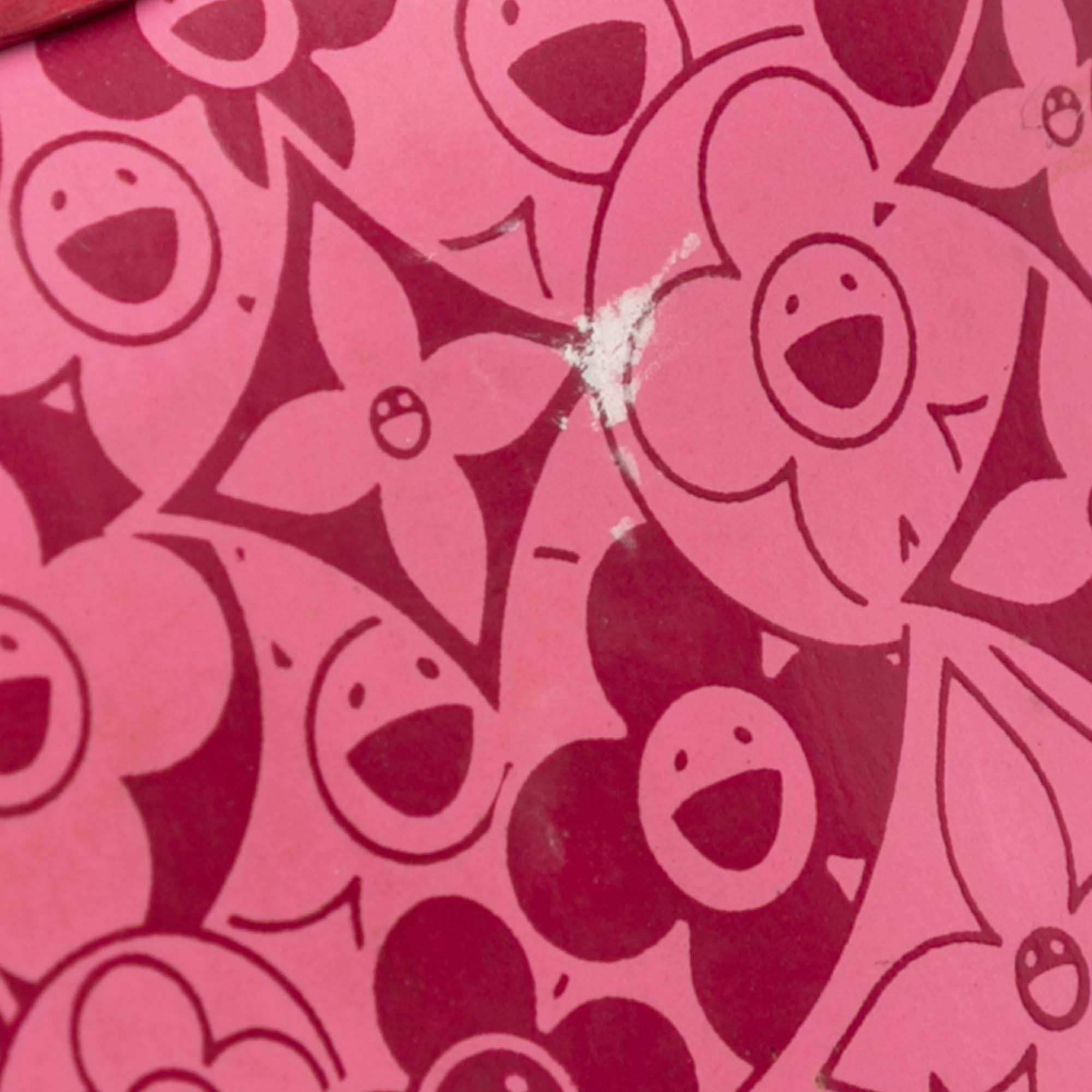 Louis Vuitton Louis Vuitton Takashi Murakami Coated Canvas Cosmic Blossom Tote PM Size ONE SIZE - 8 Thumbnail