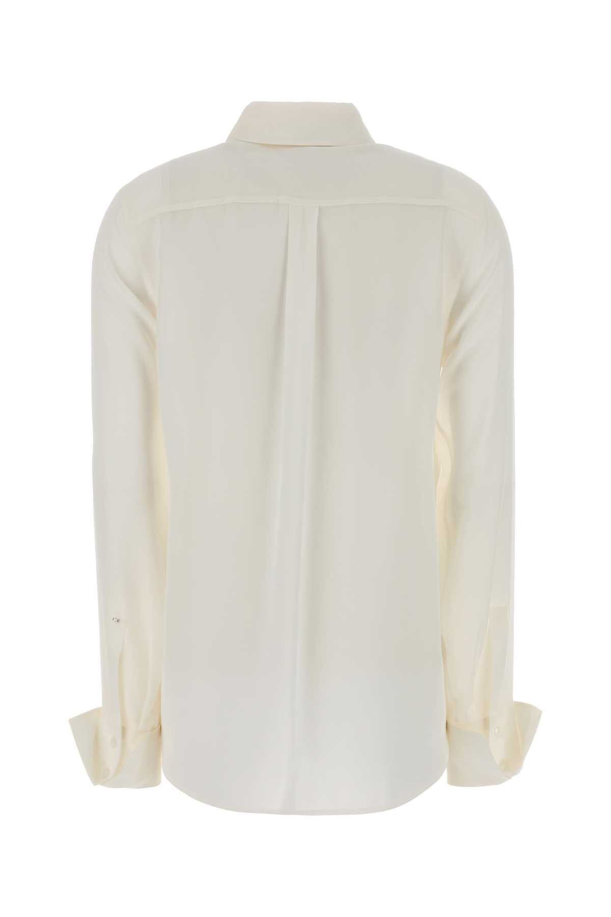 Sportmax White Silk Elisir Shirt. Size XS / US 0-2 / IT 36-38 - 2 Thumbnail