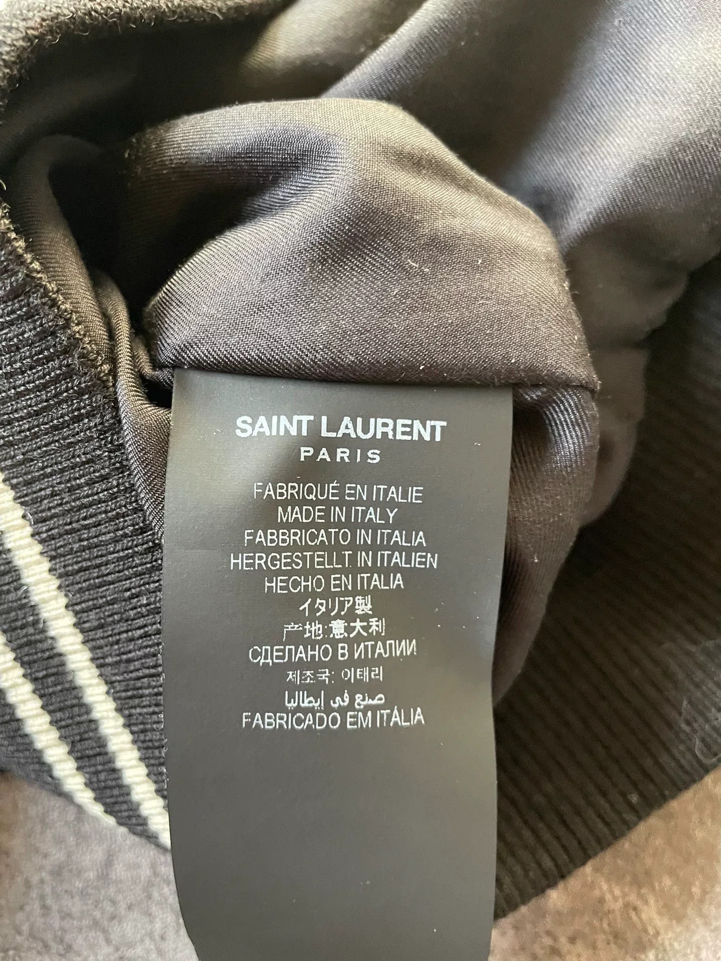Yves Saint Laurent saint laurent black silk bomber jacket Size M / US 6-8 / IT 42-44 - 6 Thumbnail