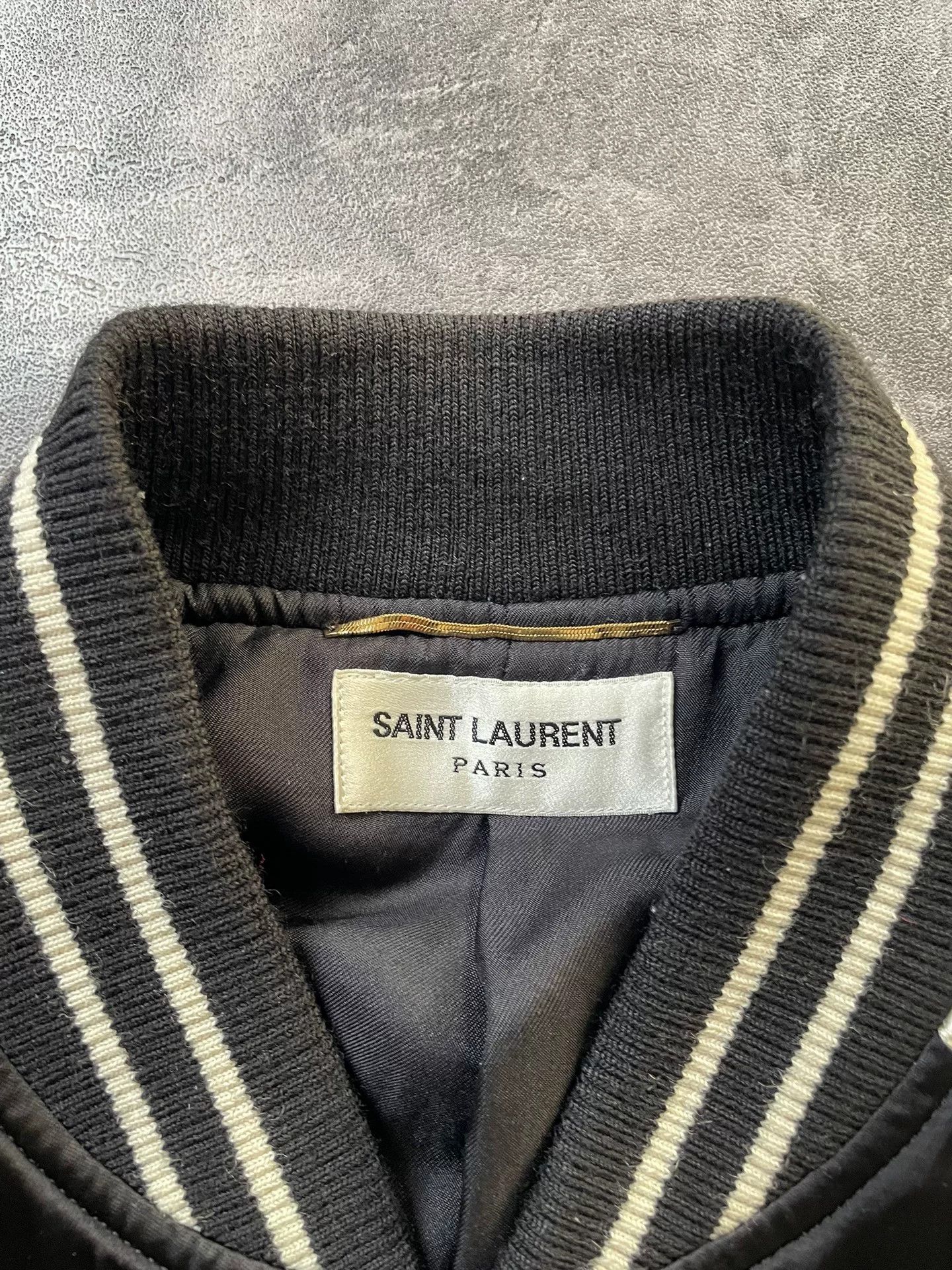 Yves Saint Laurent saint laurent black silk bomber jacket Size M / US 6-8 / IT 42-44 - 5 Thumbnail