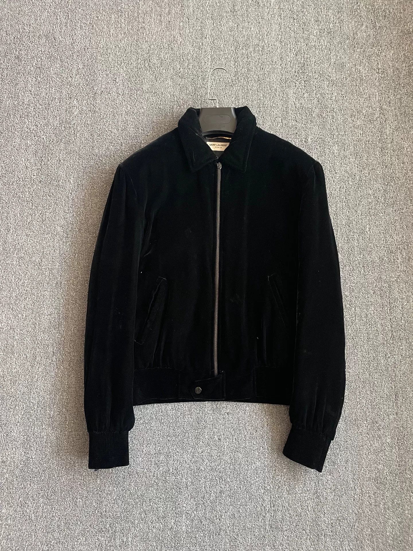 Saint Laurent Paris saint laurent black velvet jacket with rhinestones Size US M / EU 48-50 / 2 - 2 Thumbnail
