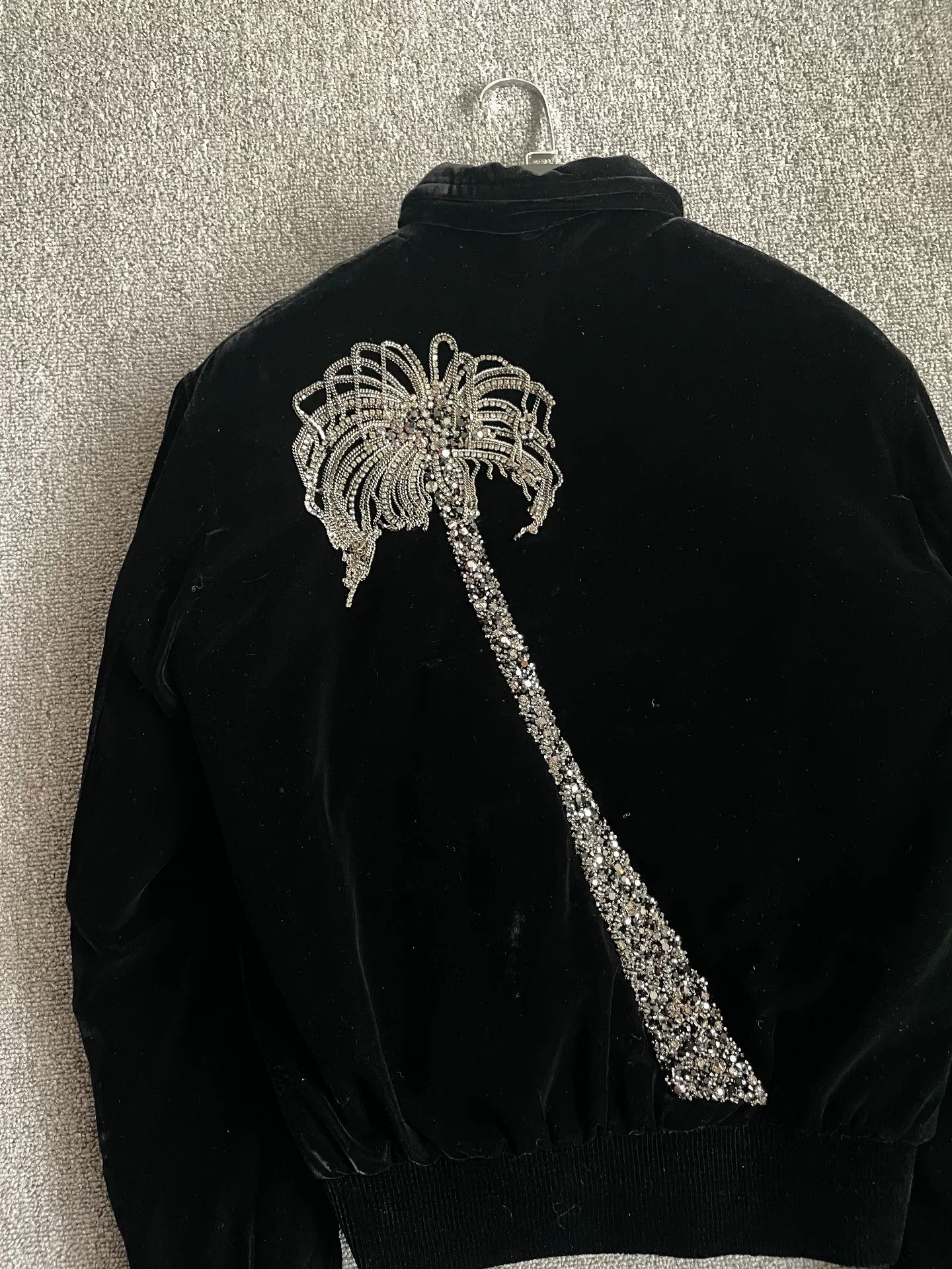 Saint Laurent Paris saint laurent black velvet jacket with rhinestones Size US M / EU 48-50 / 2 - 3 Thumbnail