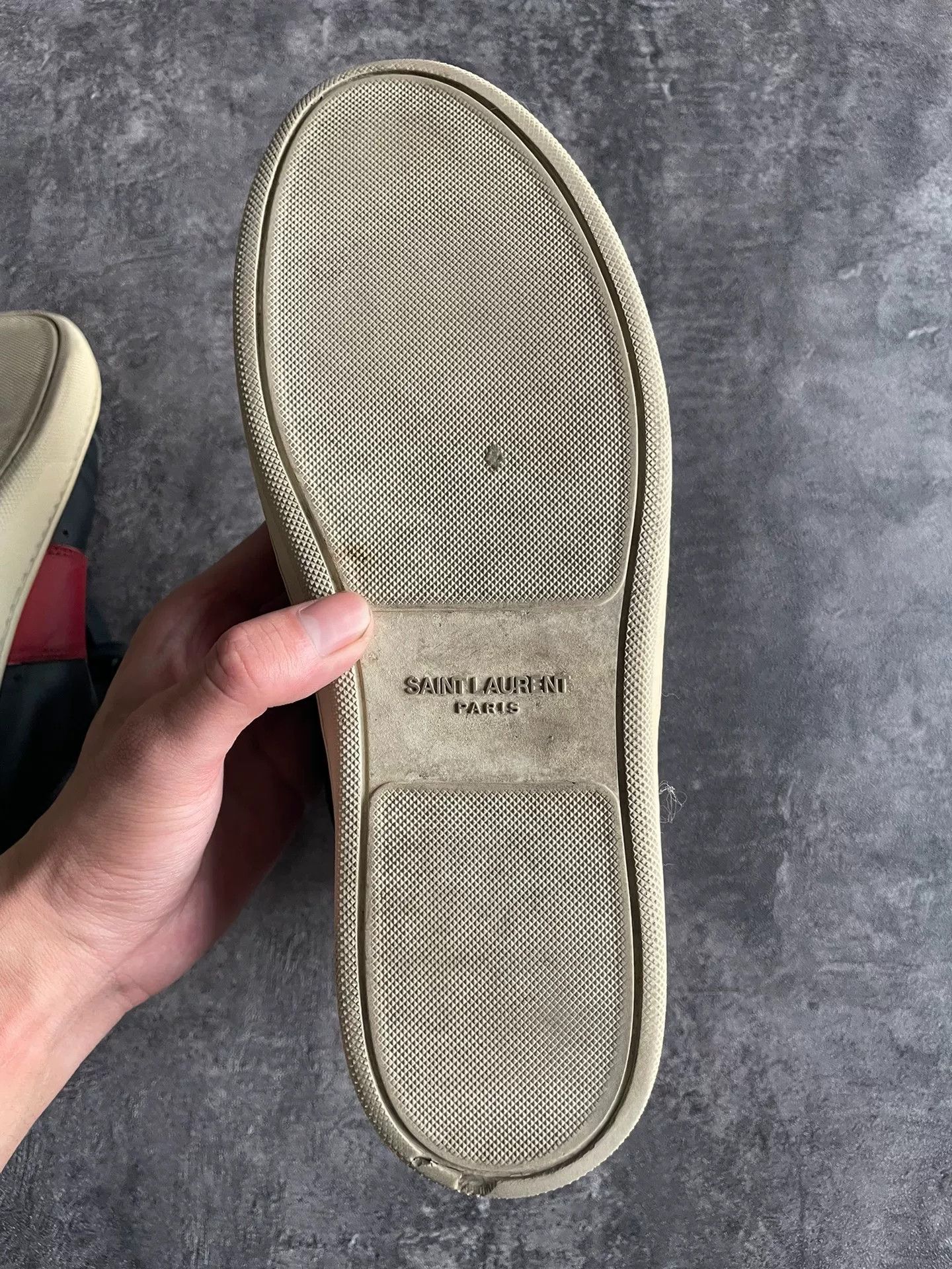 Saint Laurent Paris Saint Laurent Black and Red High-Top Sneakers Size US 8.5 / EU 41-42 - 6 Thumbnail