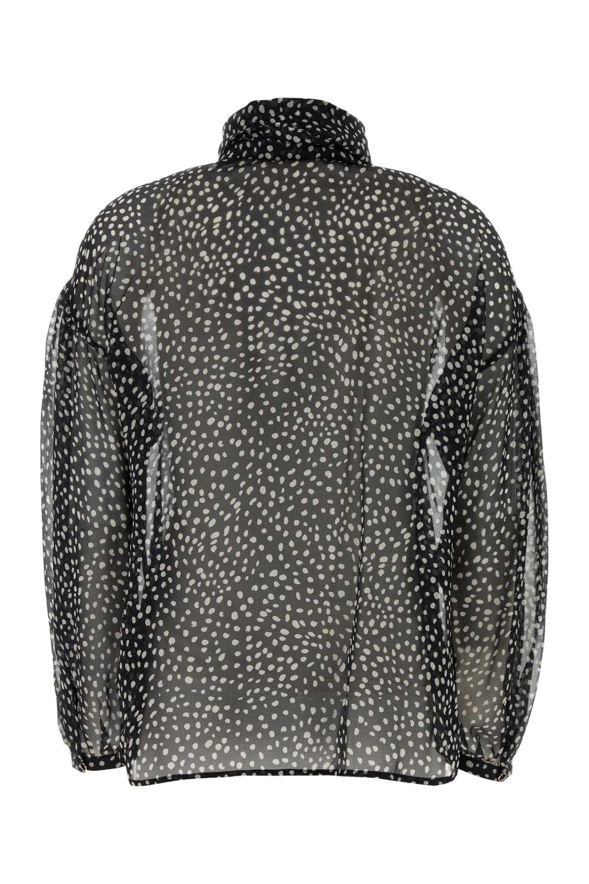 Max Mara Printed Silk Etere Blouse Size M / US 6-8 / IT 42-44 - 2 Thumbnail