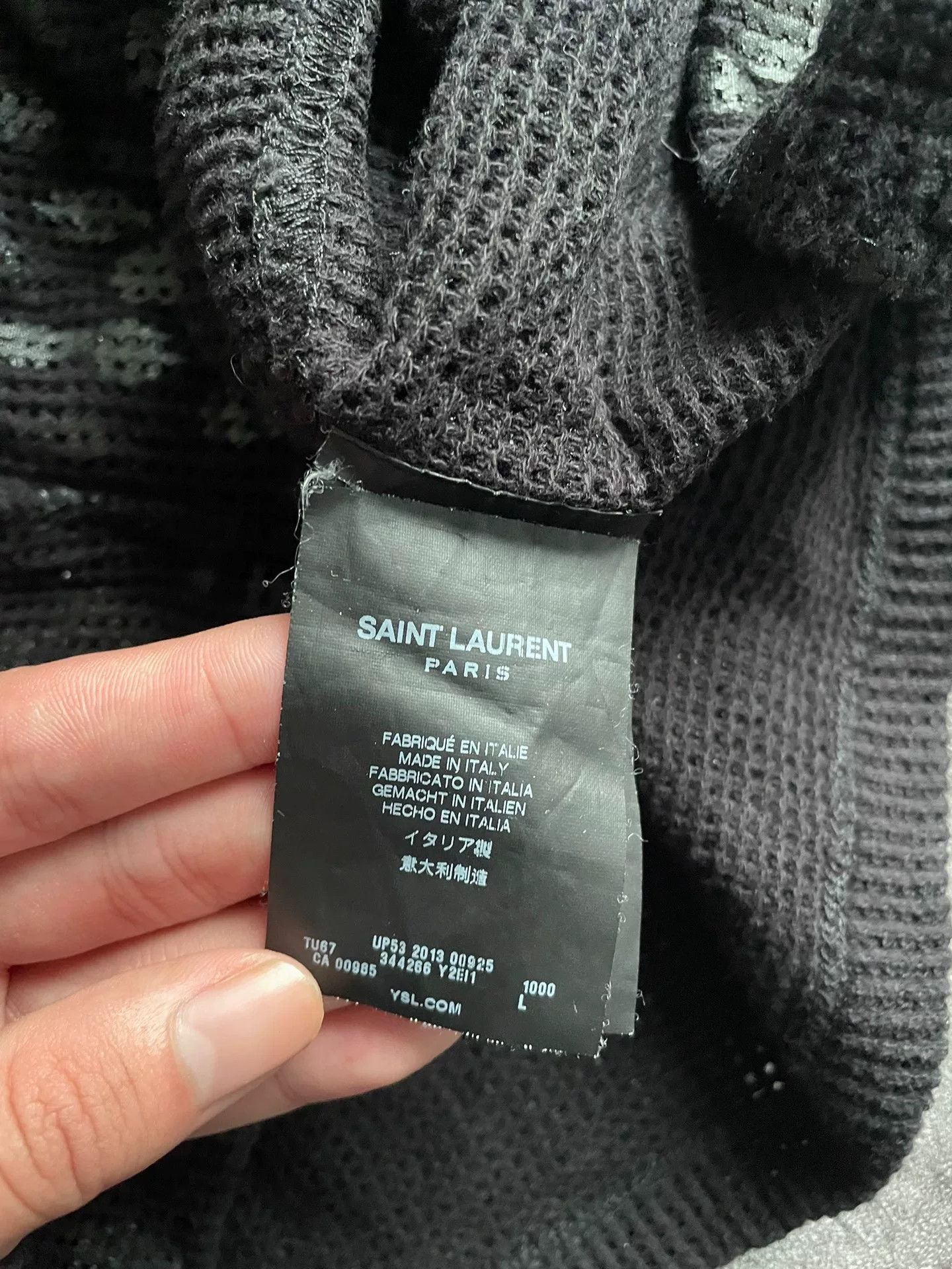 Saint Laurent Paris saint laurent leopard print short sleeve knit Size L / US 10 / IT 46 - 5 Thumbnail