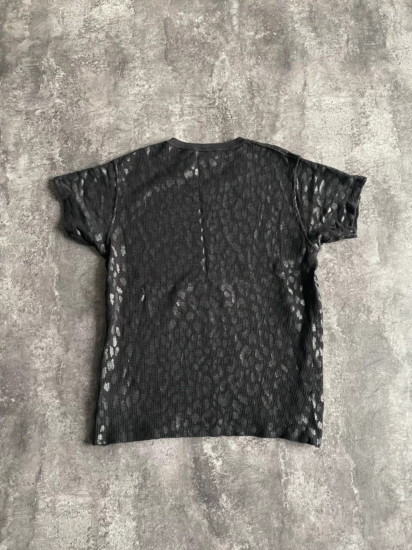 Saint Laurent Paris saint laurent leopard print short sleeve knit Size L / US 10 / IT 46 - 2 Thumbnail