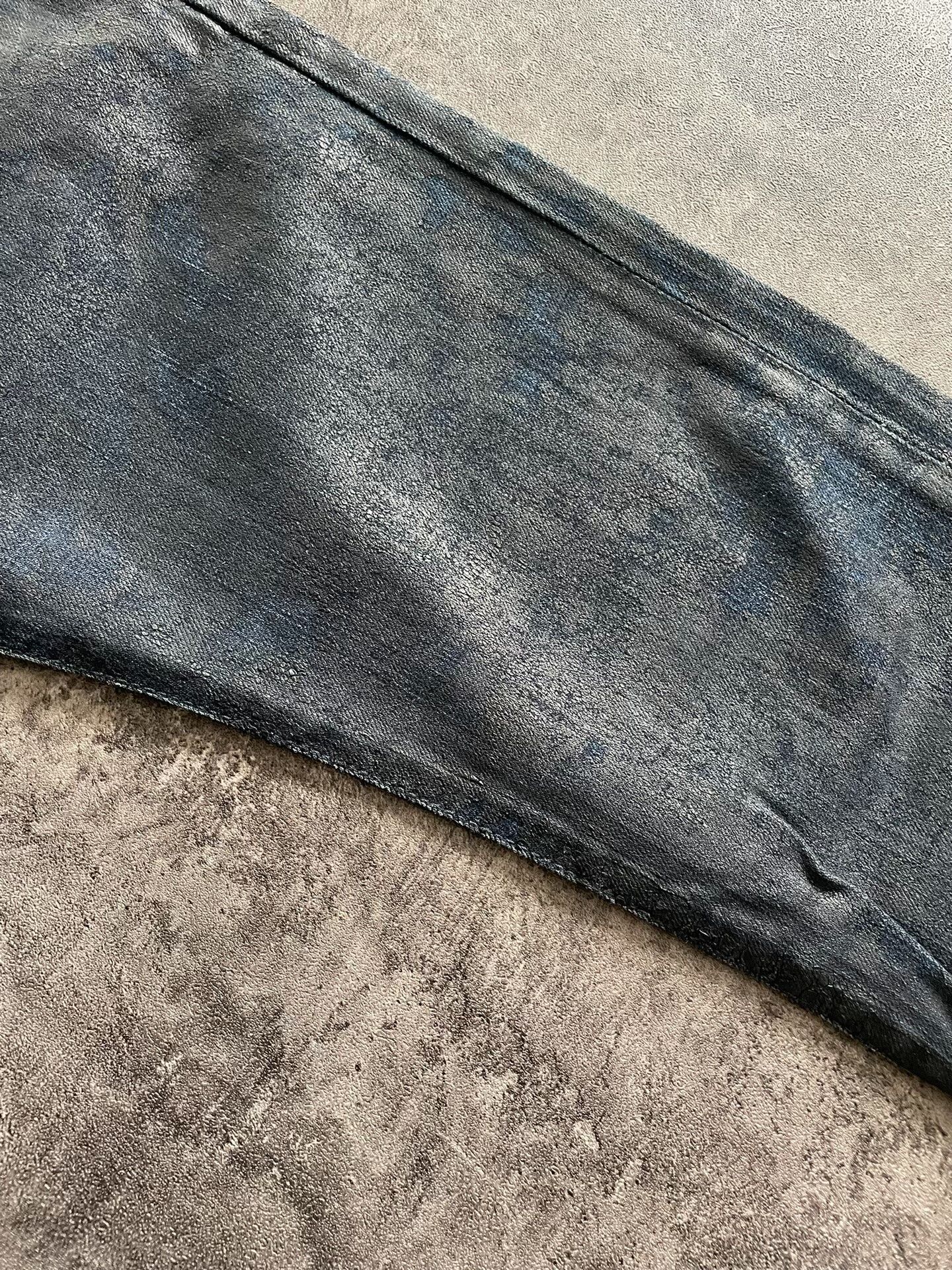 Dior Dior Homme Blue Crackle Denim Pants Size 29 Size US 29 - 6 Thumbnail