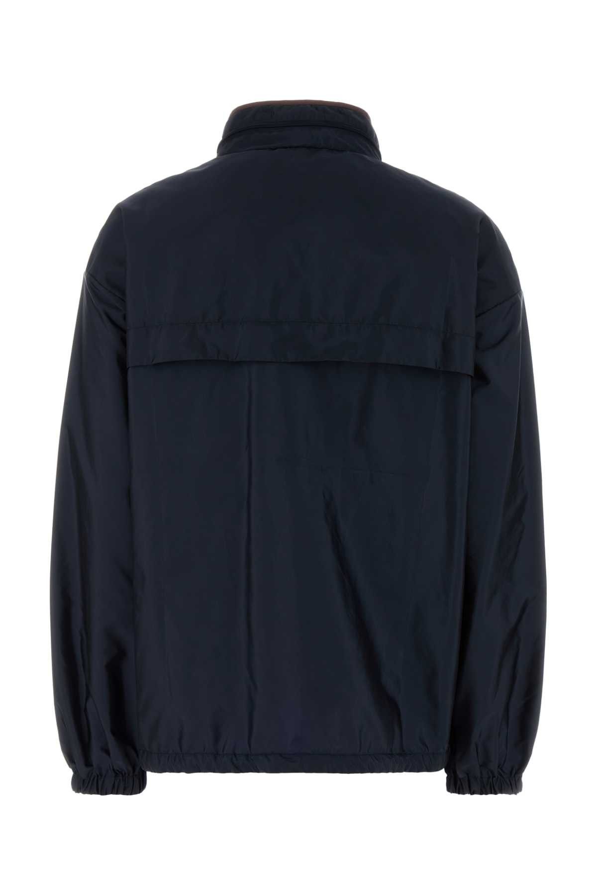 Prada Navy Blue Re-Nylon Windbreaker Size M / US 6-8 / IT 42-44 - 2 Thumbnail