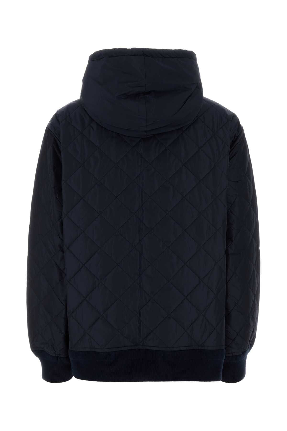 Prada Navy Blue Nylon Jacket Size S / US 4 / IT 40 - 2 Thumbnail