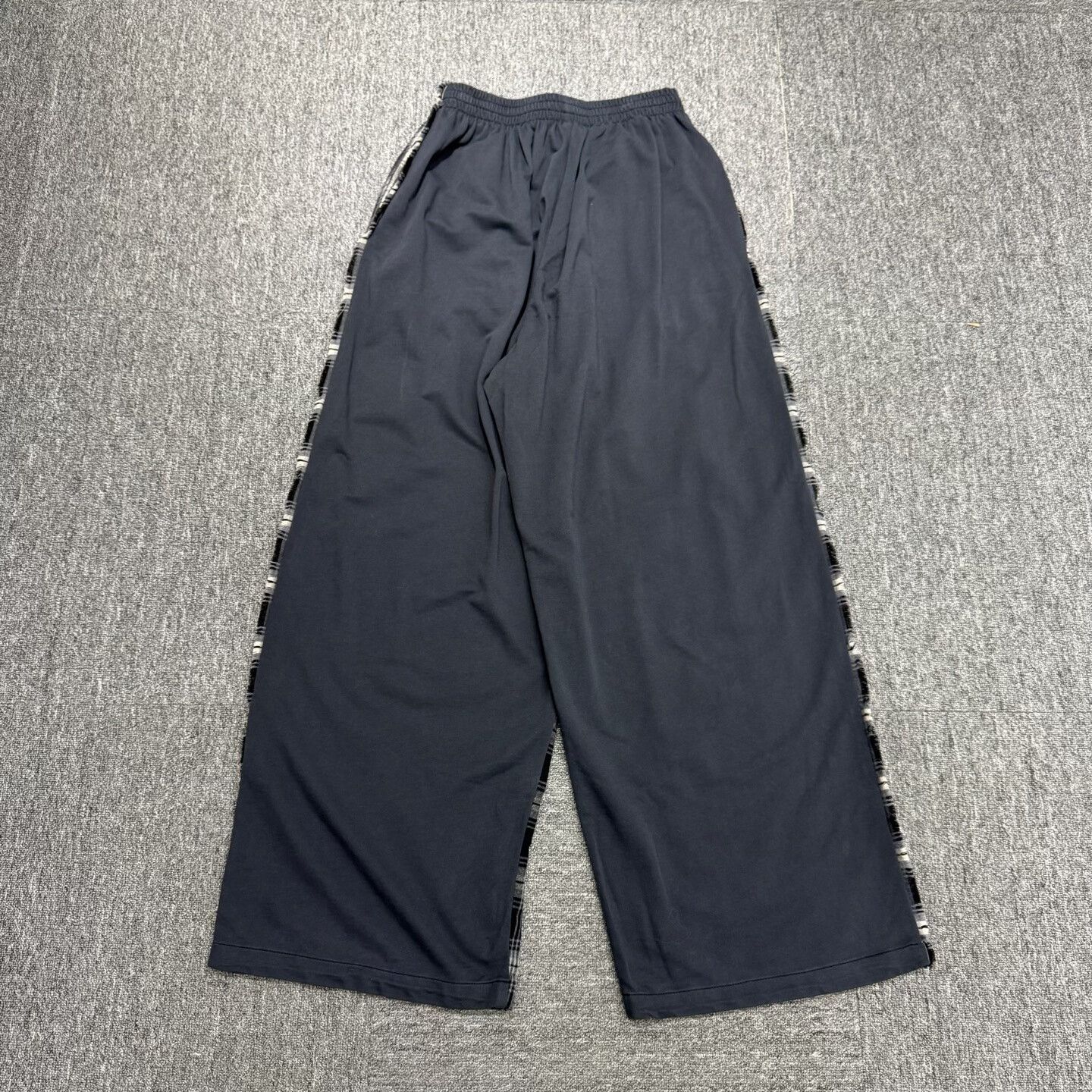 Balenciaga Checked Side Panel Casual Pants