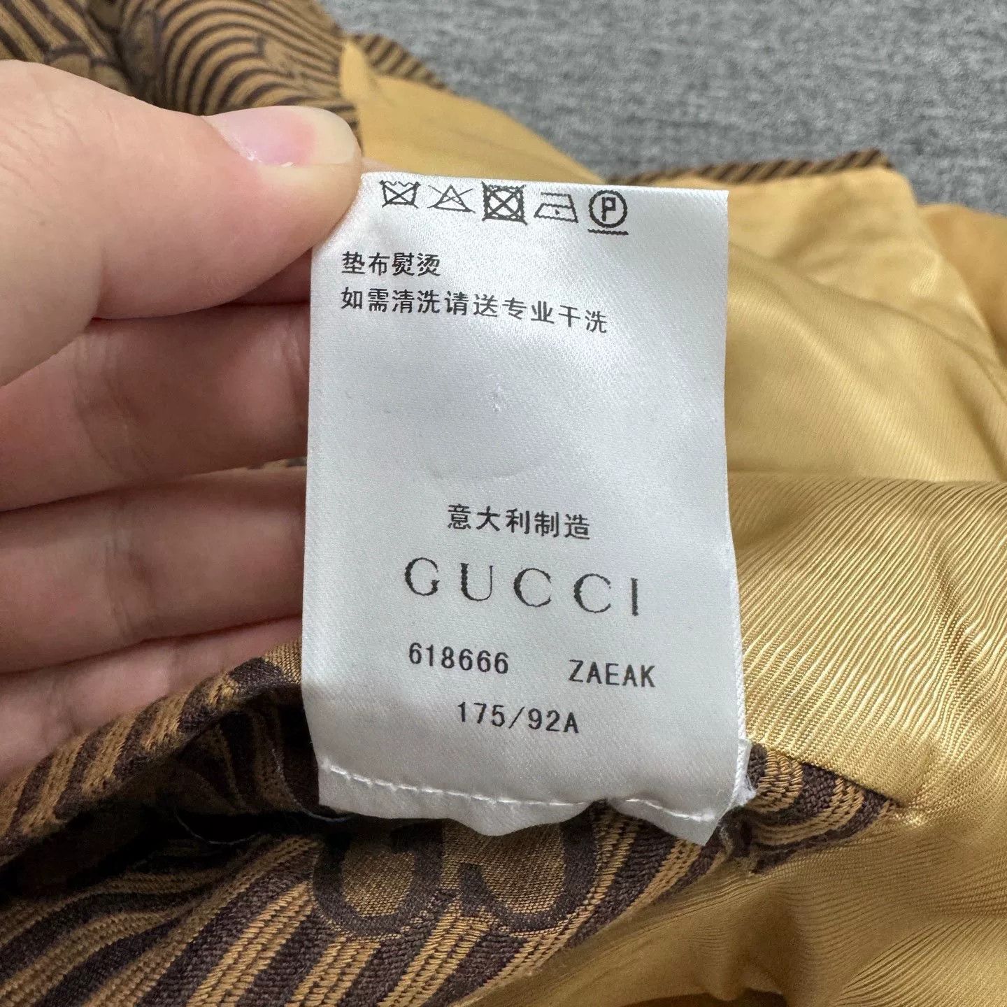 Gucci gucci double g patterned blazer jacket Size US L / EU 52-54 / 3 - 5 Thumbnail