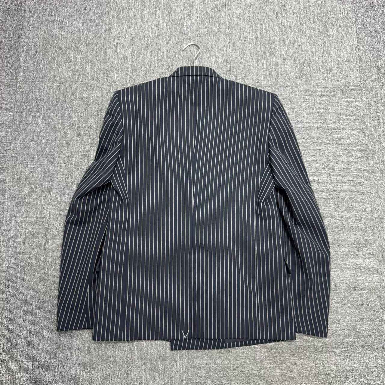 Louis Vuitton louis vuitton double-breasted striped suit jacket Size US L / EU 52-54 / 3 - 2 Thumbnail