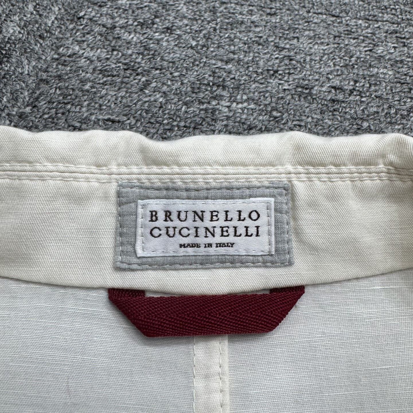 Brunello Cucinelli brunello cucinelli linen suit jacket Size US L / EU 52-54 / 3 - 3 Thumbnail