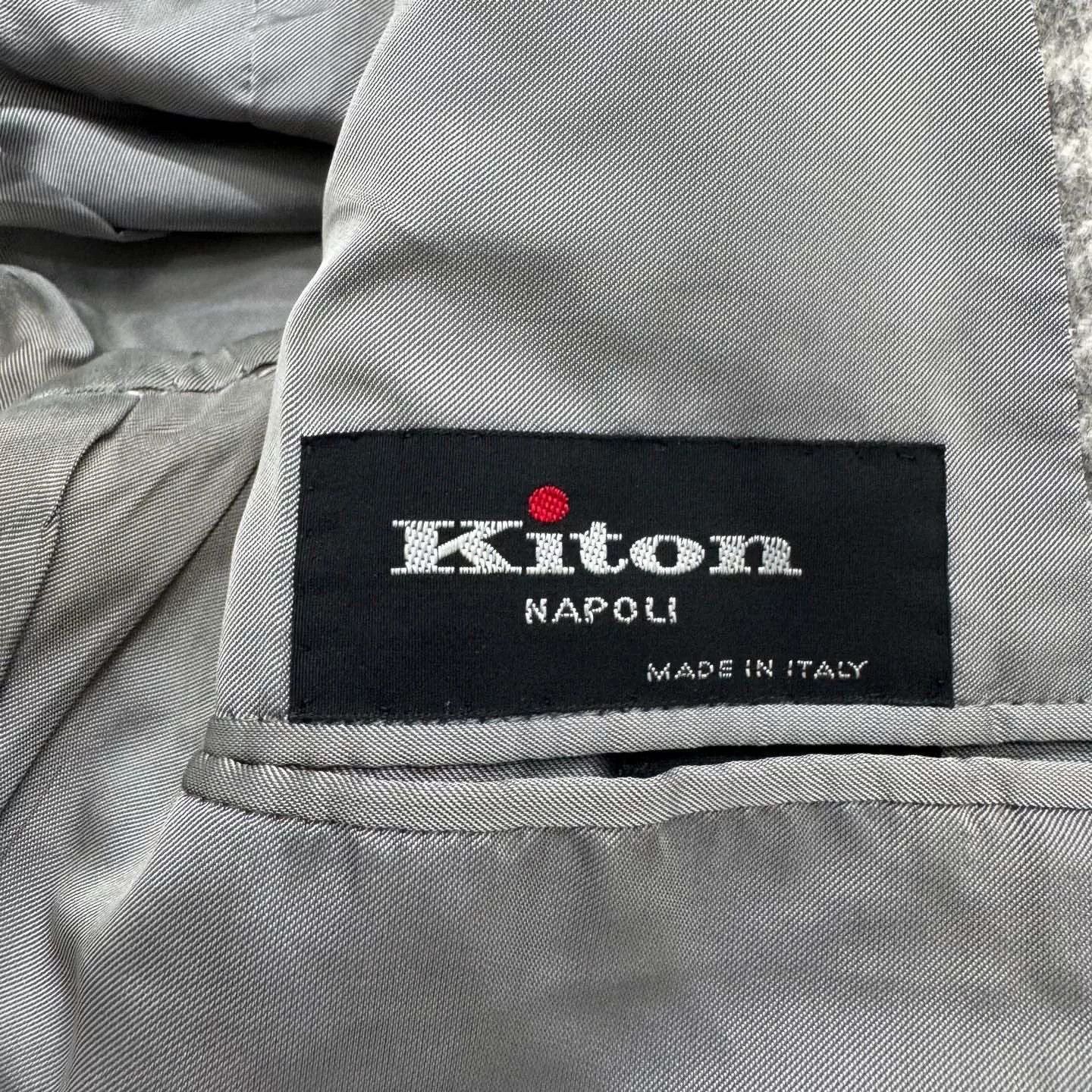 Kiton Kiton Wool Checkered Suit Jacket Size 48 Size US M / EU 48-50 / 2 - 3 Thumbnail