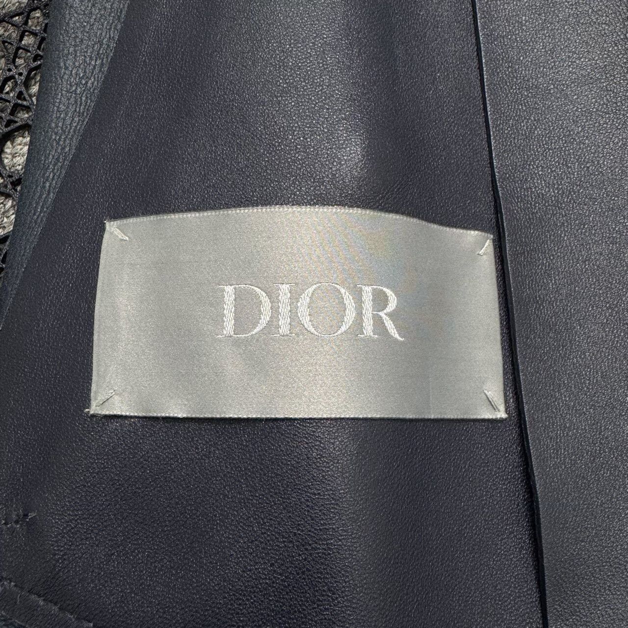 Dior dior perforated lambskin jacket size 48 Size US L / EU 52-54 / 3 - 3 Thumbnail