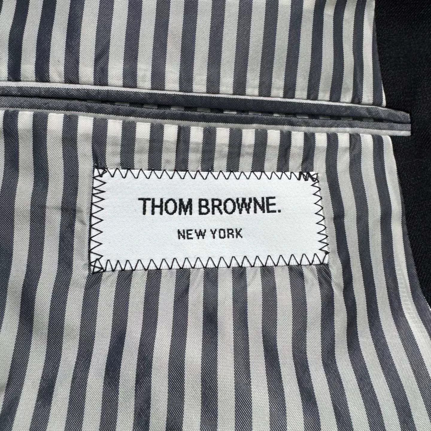 Thom Browne thom browne dark gray wool blazer Size US M / EU 48-50 / 2 - 3 Thumbnail