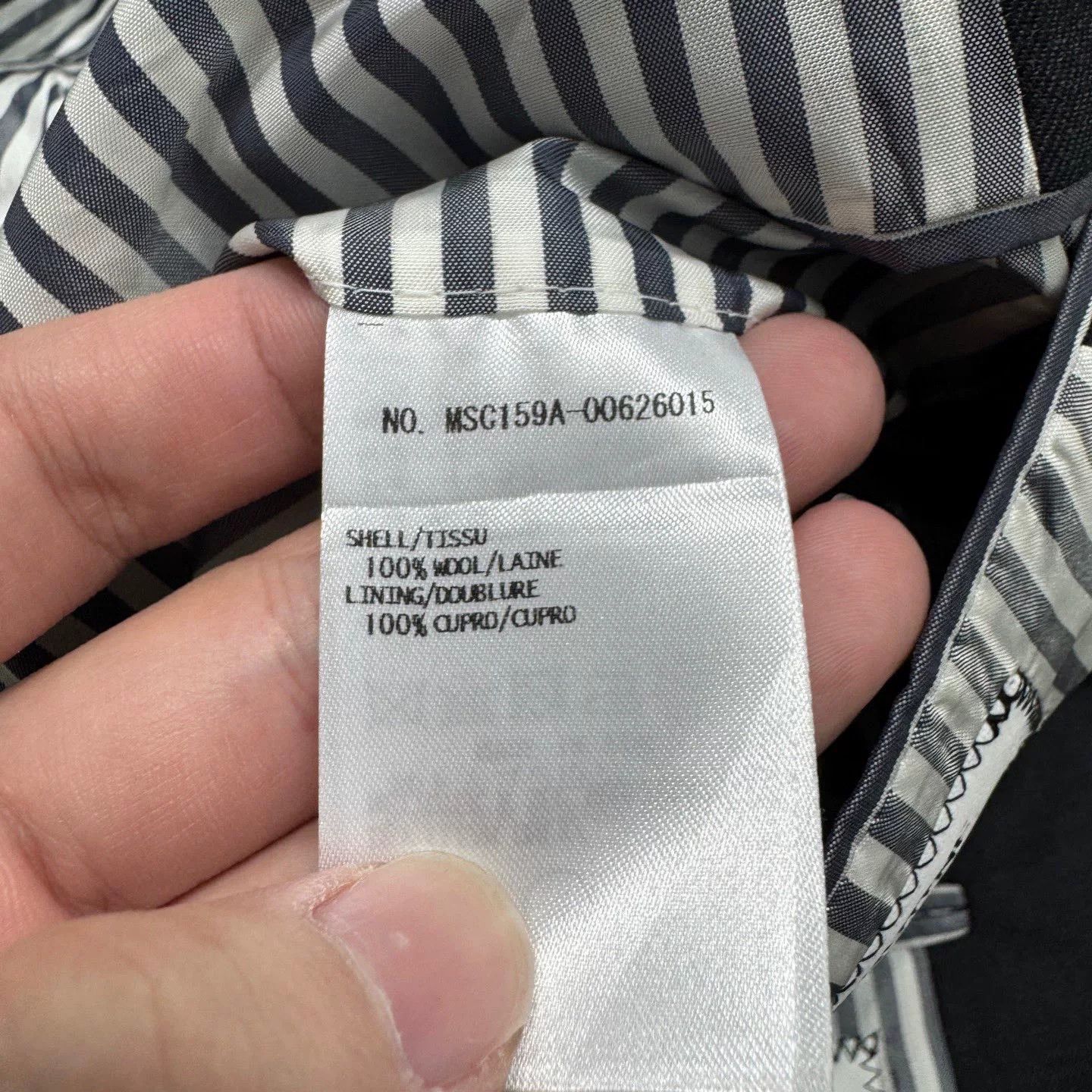Thom Browne thom browne dark gray wool blazer Size US M / EU 48-50 / 2 - 5 Thumbnail