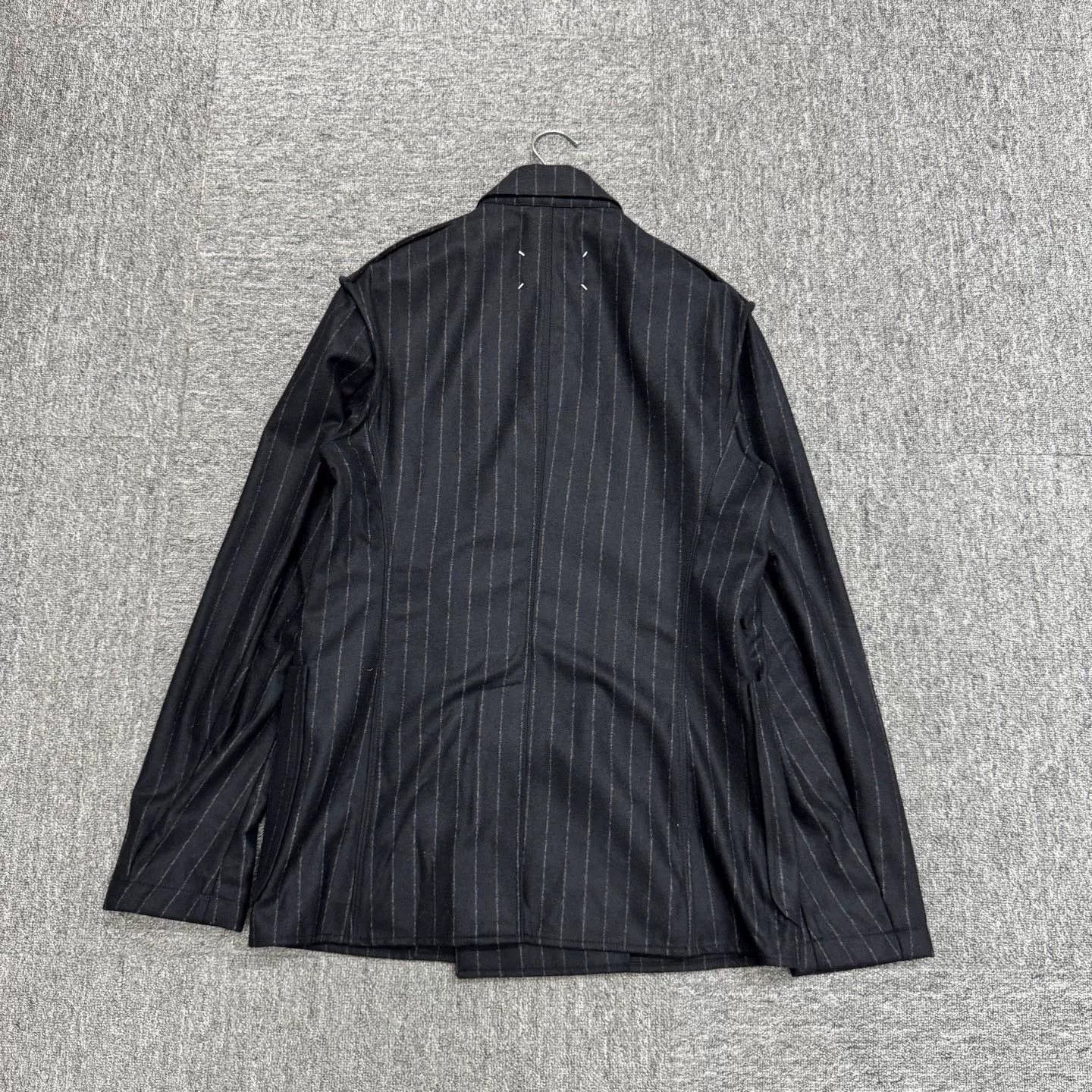Maison Margiela Maison Margiela Striped Wool Suit Jacket Size US L / EU 52-54 / 3 - 2 Thumbnail