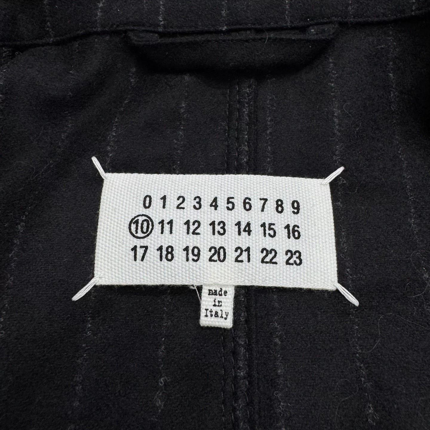 Maison Margiela Maison Margiela Striped Wool Suit Jacket Size US L / EU 52-54 / 3 - 3 Thumbnail